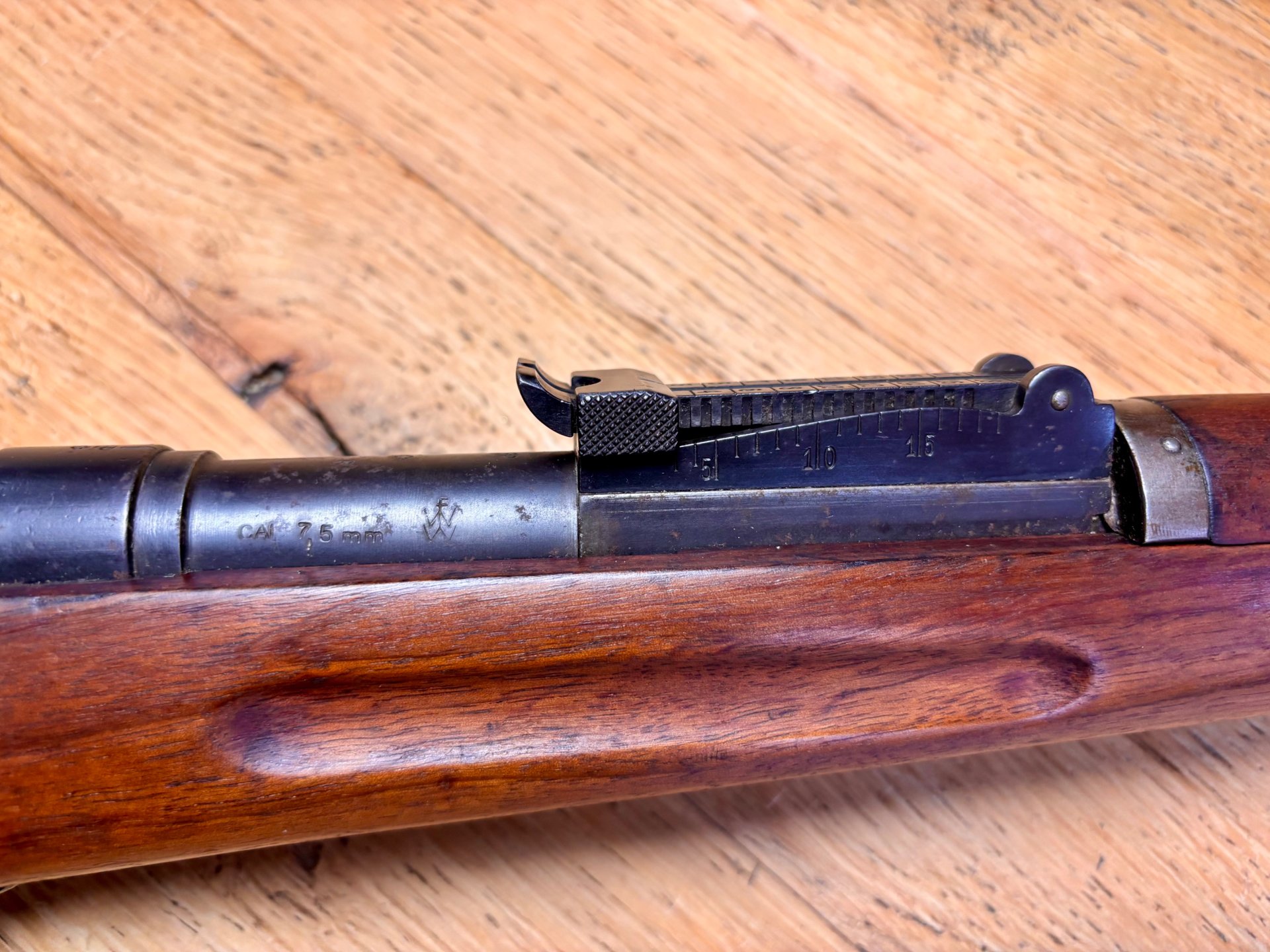 Repetierbüchse Schmidt Rubin G11 Cal. 7,5x55 St. Gallen - Sammlerwaffe nummerngleich – Bild 10