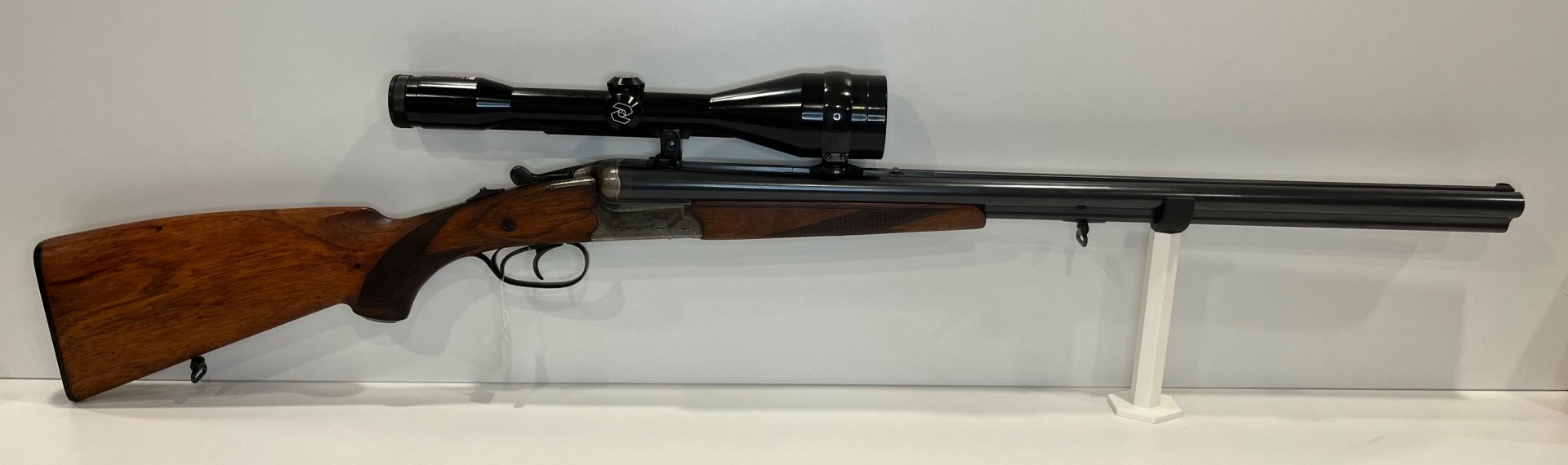 Drilling Fortuna Suhl Mod. 30/32 – 16/70 & 7x65R + Krieghoff Einstecklauf .22 Win. Mag. –Zeiss 8x56 – Bild 2