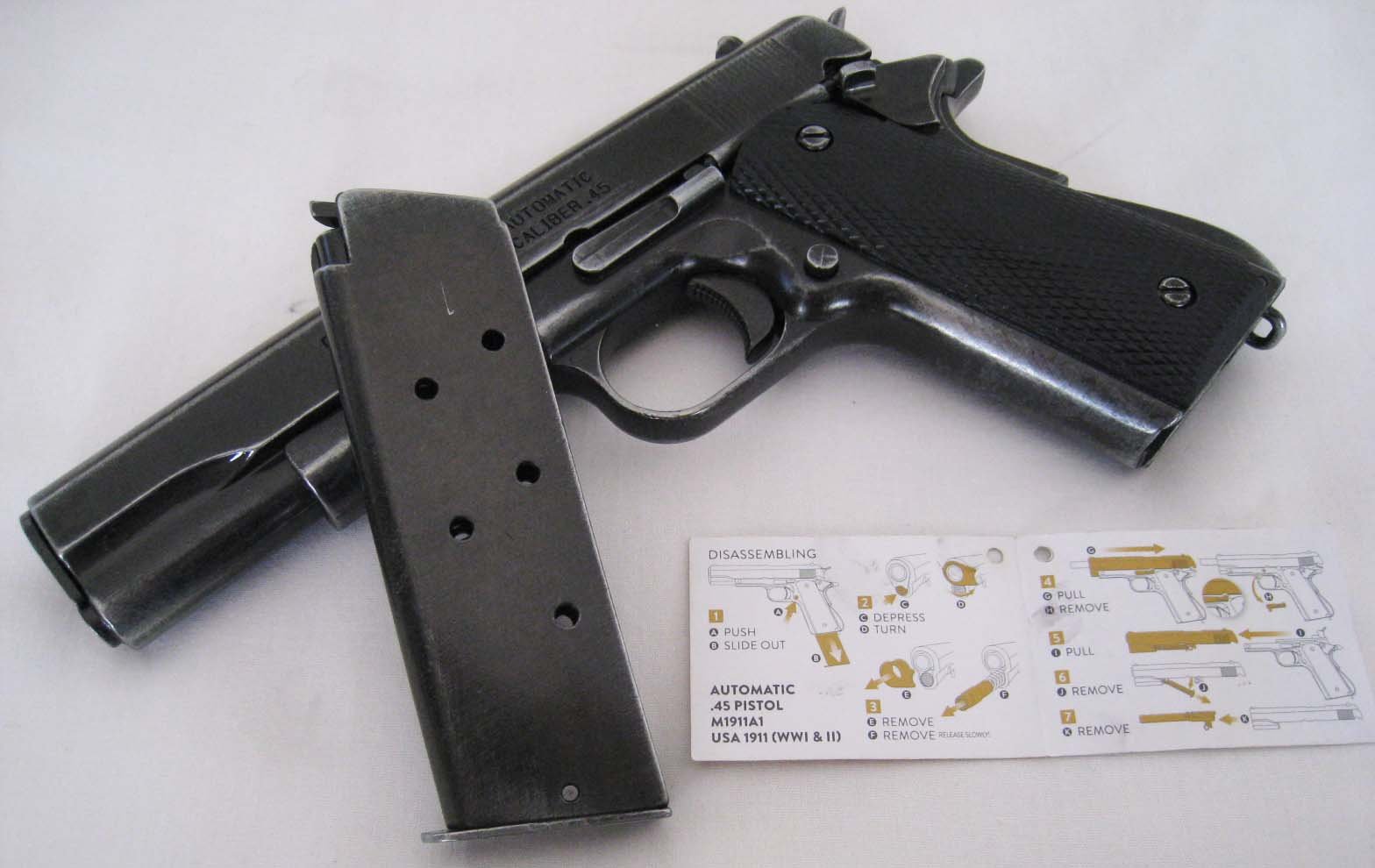 COLT 1911 DEKO WAFFE DENIX - Ref.2312 – Bild 3