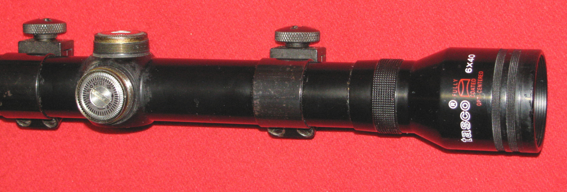 ZF / Zielfernrohr, ein tasco 6 x 40 mit dem Absehen 1 und Montage – Bild 3