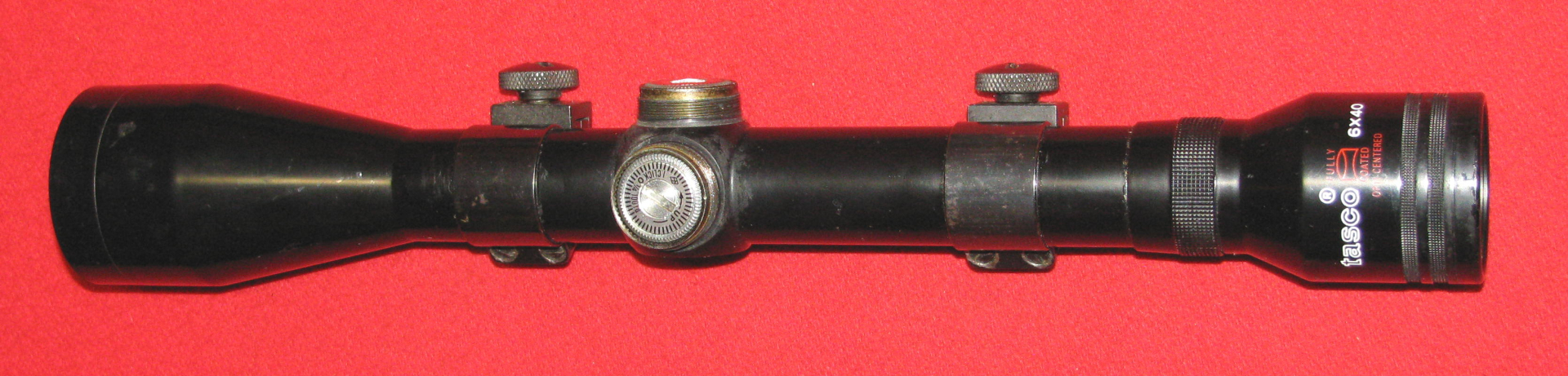 ZF / Zielfernrohr, ein tasco 6 x 40 mit dem Absehen 1 und Montage – Bild 2