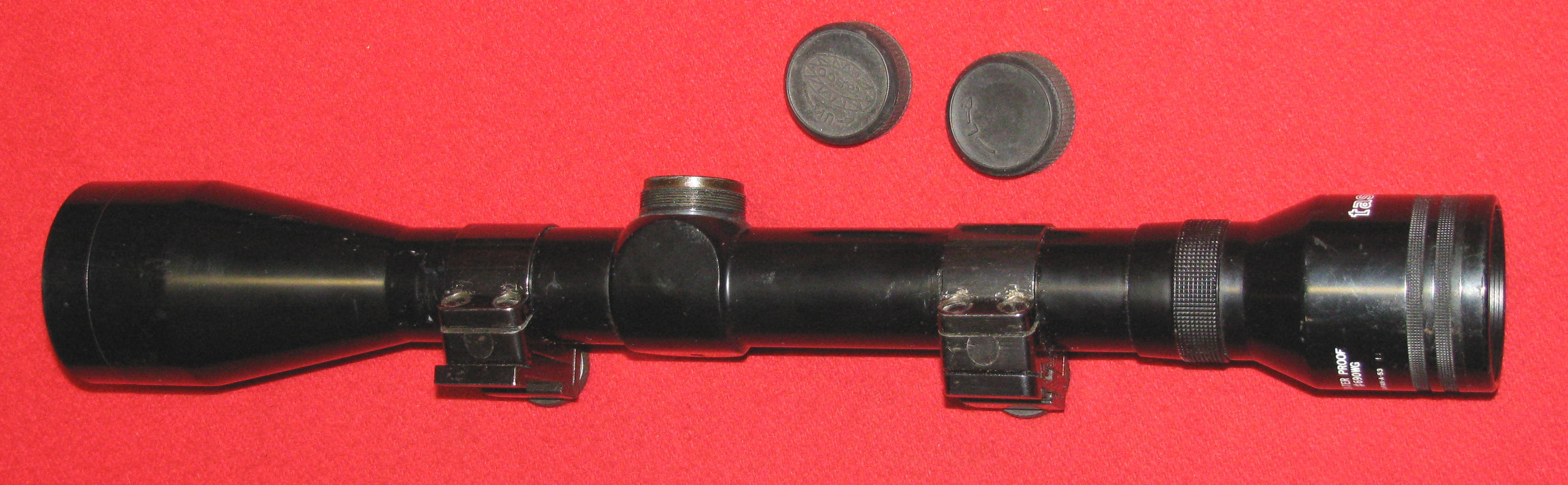 ZF / Zielfernrohr, ein tasco 6 x 40 mit dem Absehen 1 und Montage – Bild 1