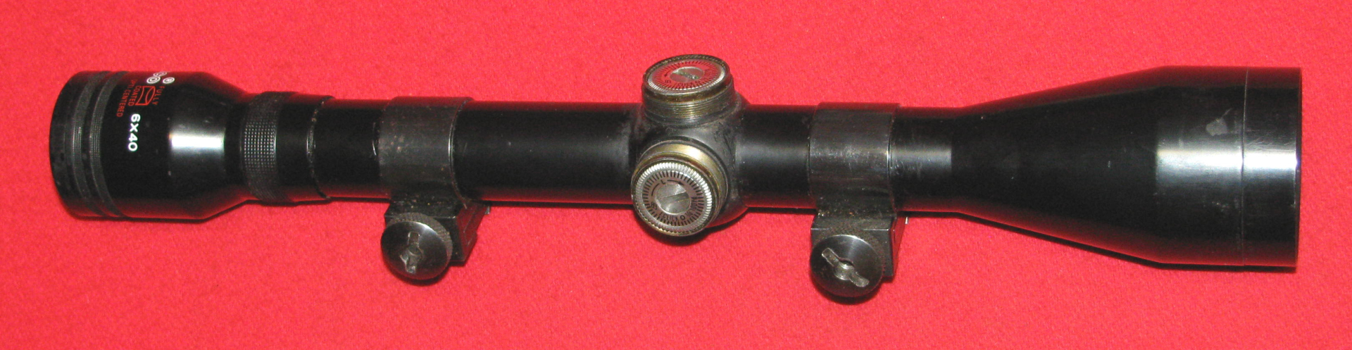 ZF / Zielfernrohr, ein tasco 6 x 40 mit dem Absehen 1 und Montage – Bild 4