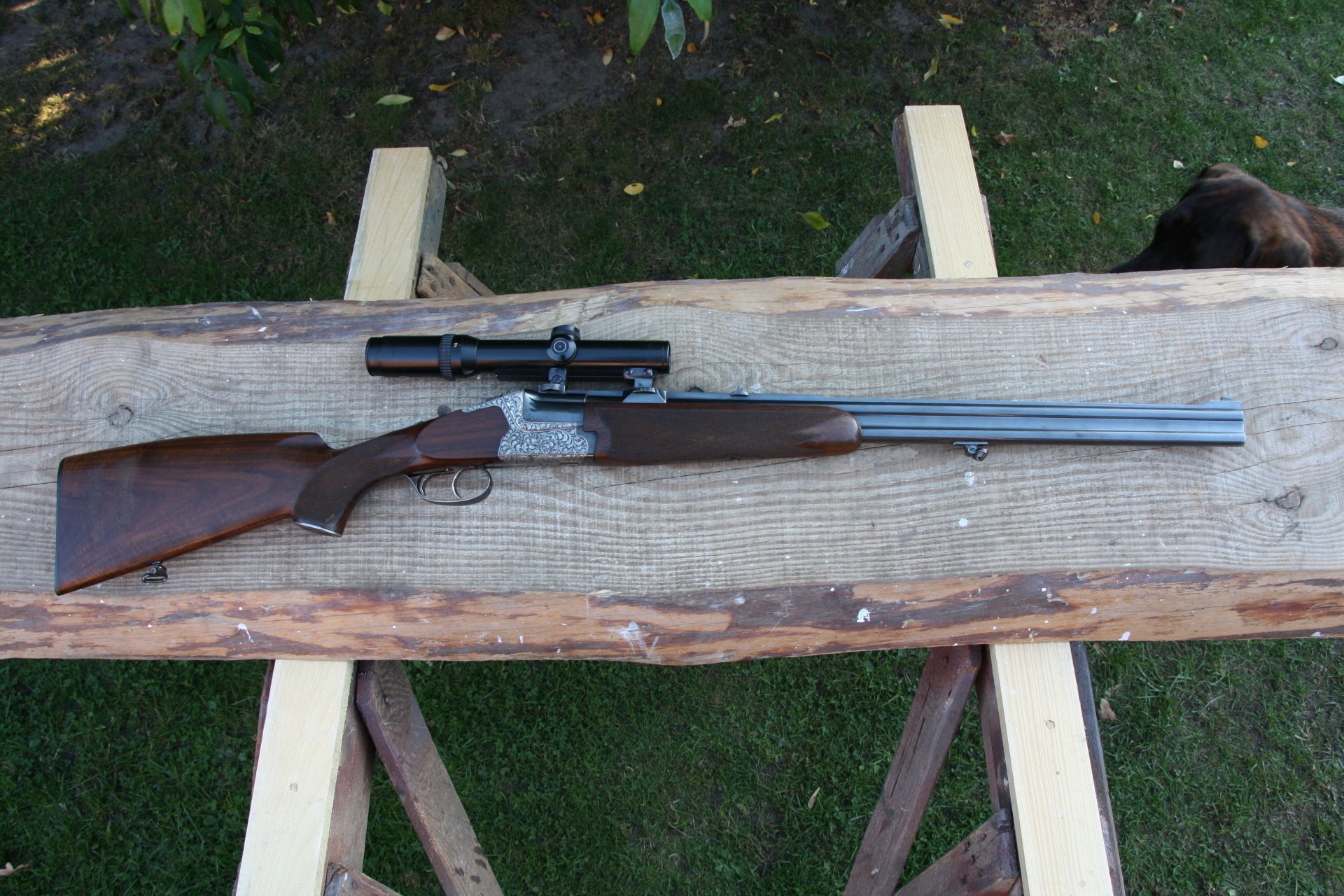 Bockdoppelbüchse Heym 9,3x74R – Bild 2