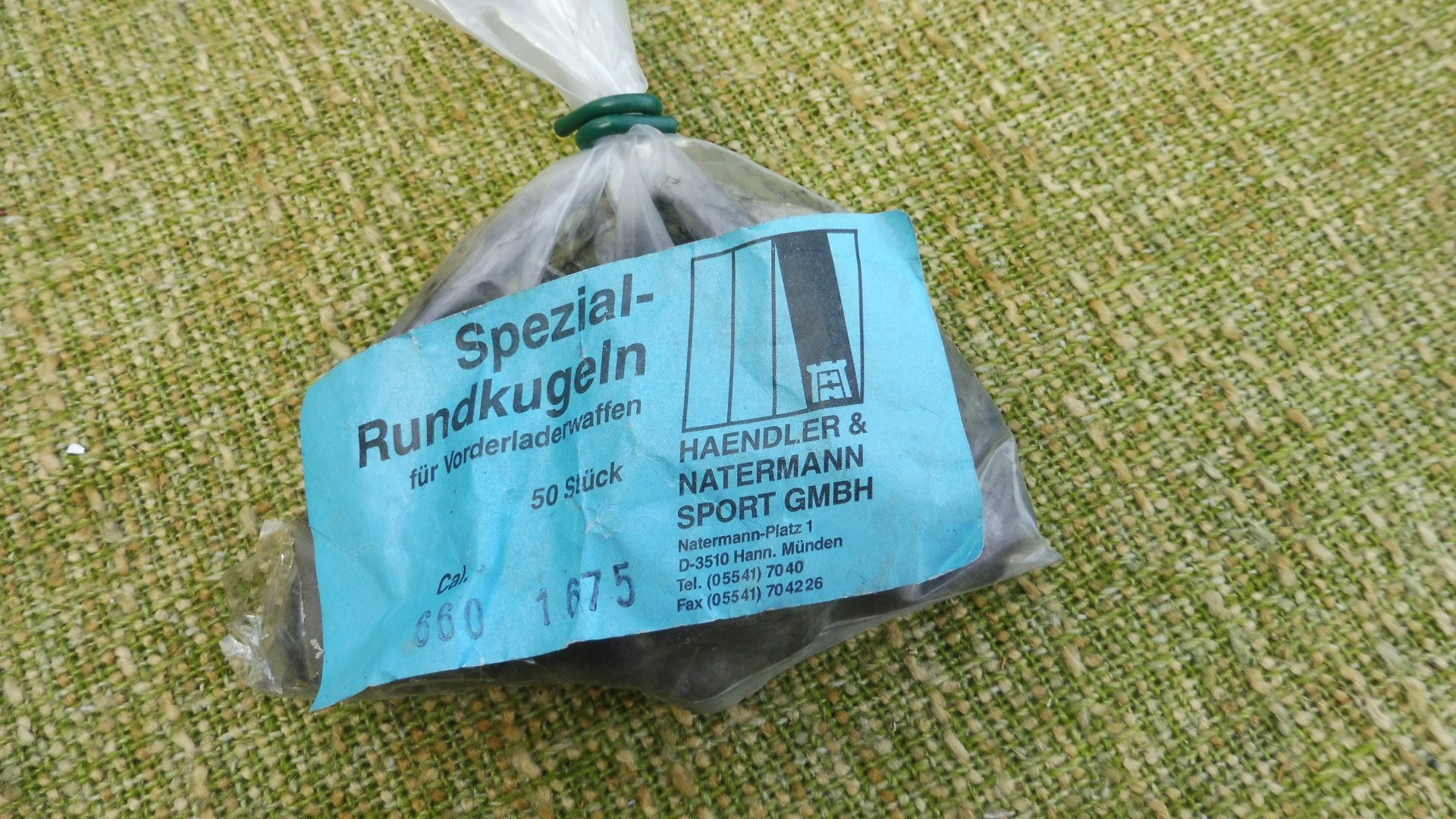 Lagerräumung Vorderlader Rundkugeln kal. .560/16,75mm*******Restposten solange Vorrat reicht *****an – Bild 1
