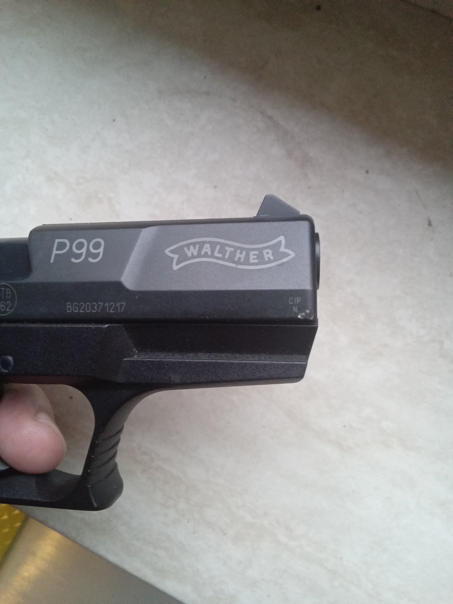Walther P99 Kal. 9mm P.A.K Schreckschusspistole neuwertig – Bild 5