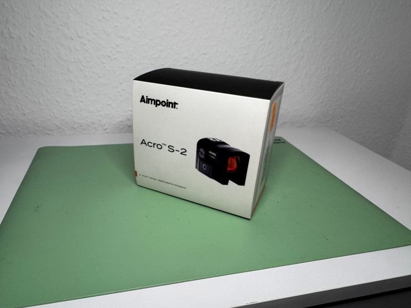 Aimpoint ACRO S-2 – 9 MOA Rotpunktvisier für Flinten – nahezu neuwertig, OVP und Zubehör – Bild 6