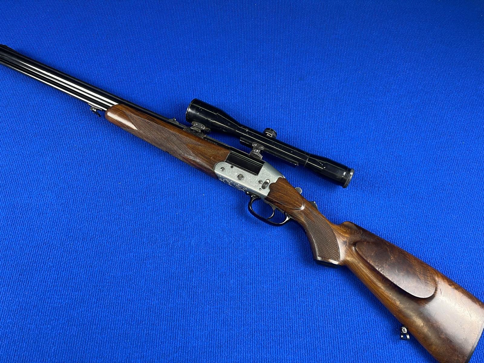 Heym BBF Kal. 5,6x50R - 16/70 mit Schmidt&Bender 6x42 Abs.1 – Bild 1