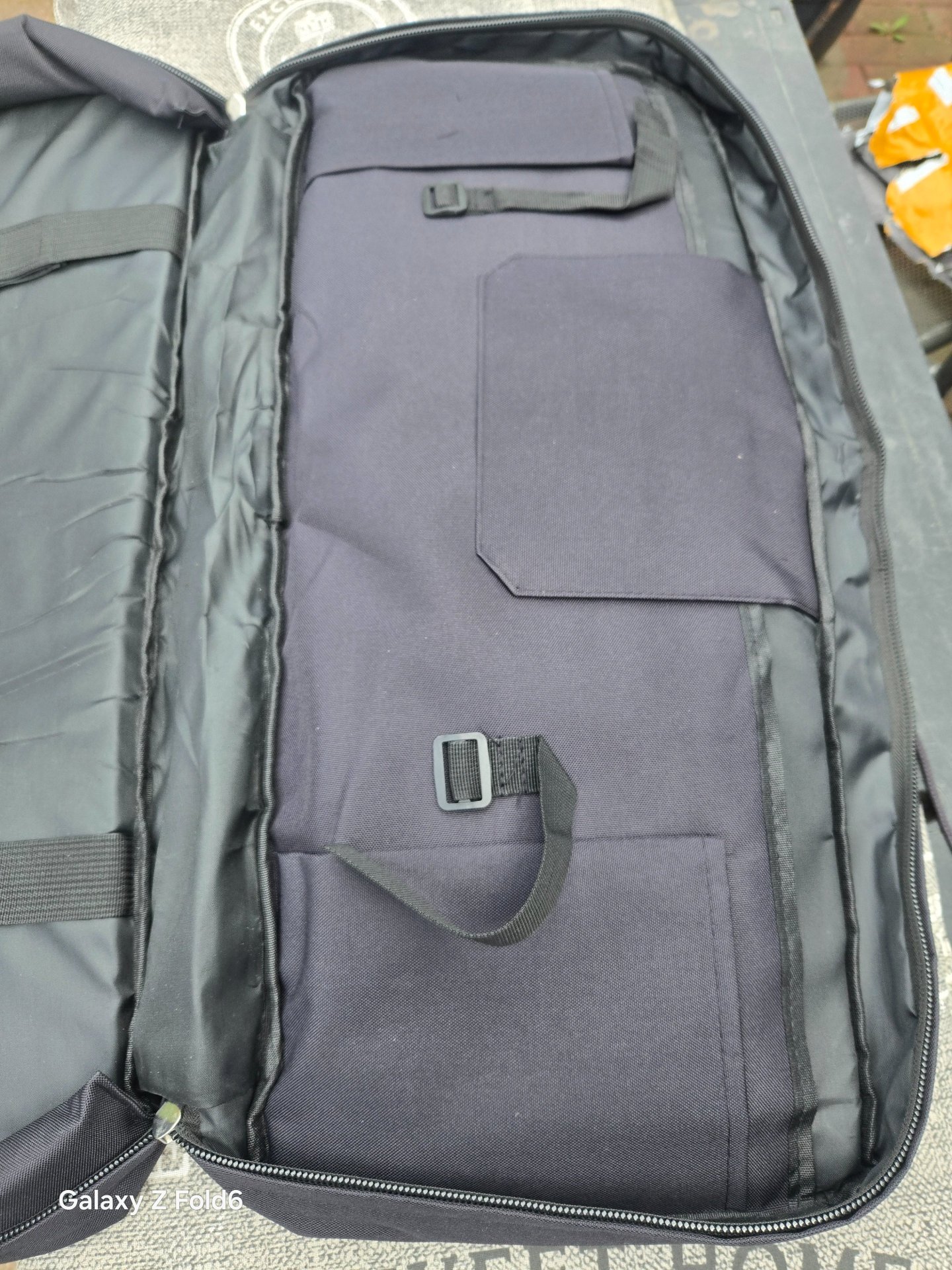 Futteral Gewehrtasche gefüttert für Jagt und Outdoor 70 cm x 30 cm Transport in schwarz – Bild 4
