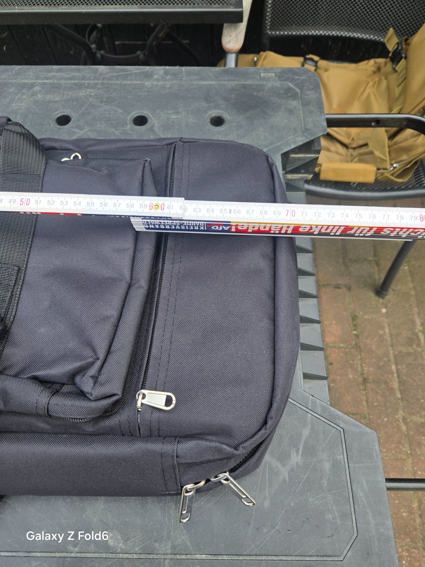 Futteral Gewehrtasche gefüttert für Jagt und Outdoor 70 cm x 30 cm Transport in schwarz – Bild 5