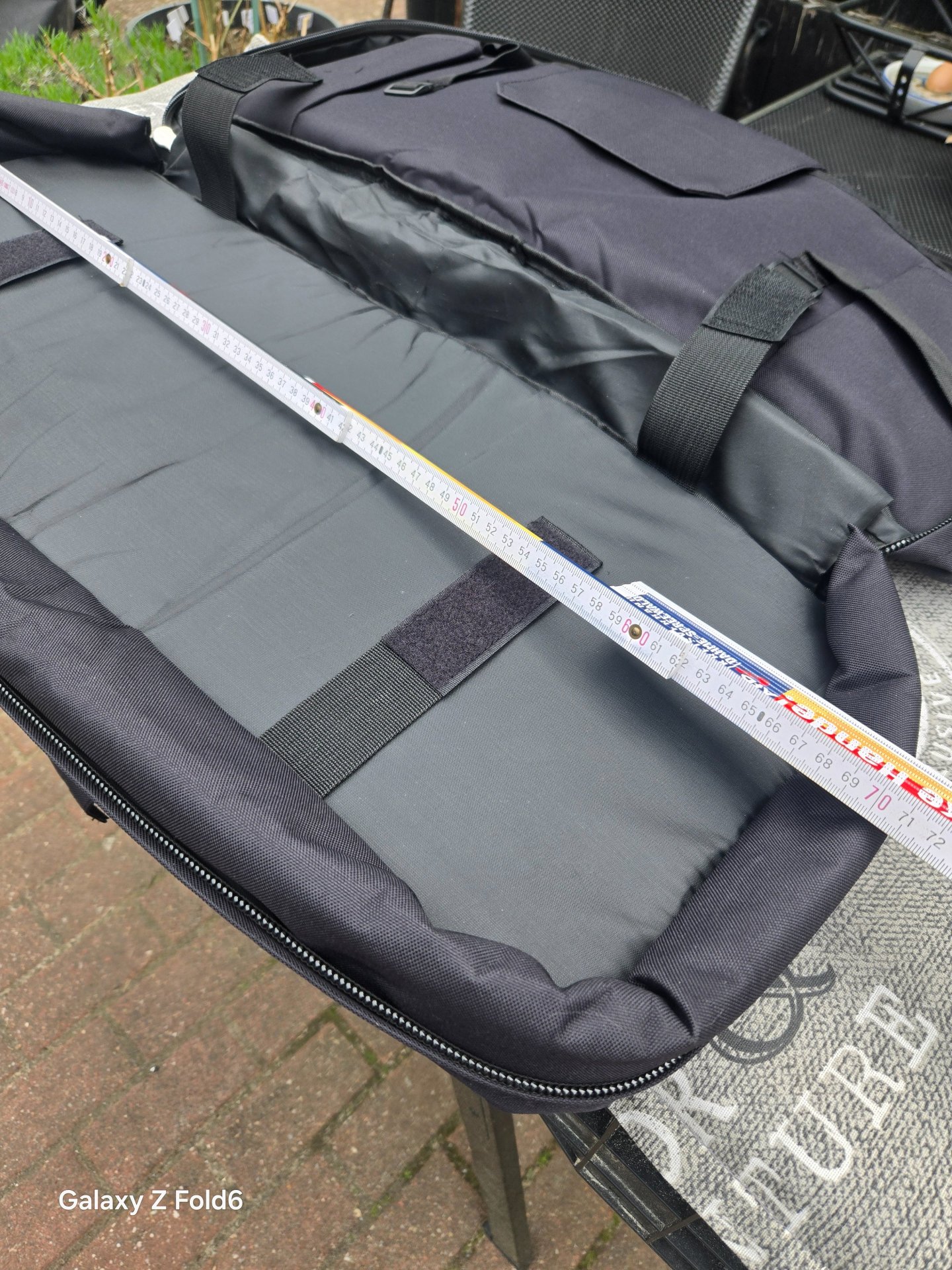 Futteral Gewehrtasche gefüttert für Jagt und Outdoor 70 cm x 30 cm Transport in schwarz – Bild 12