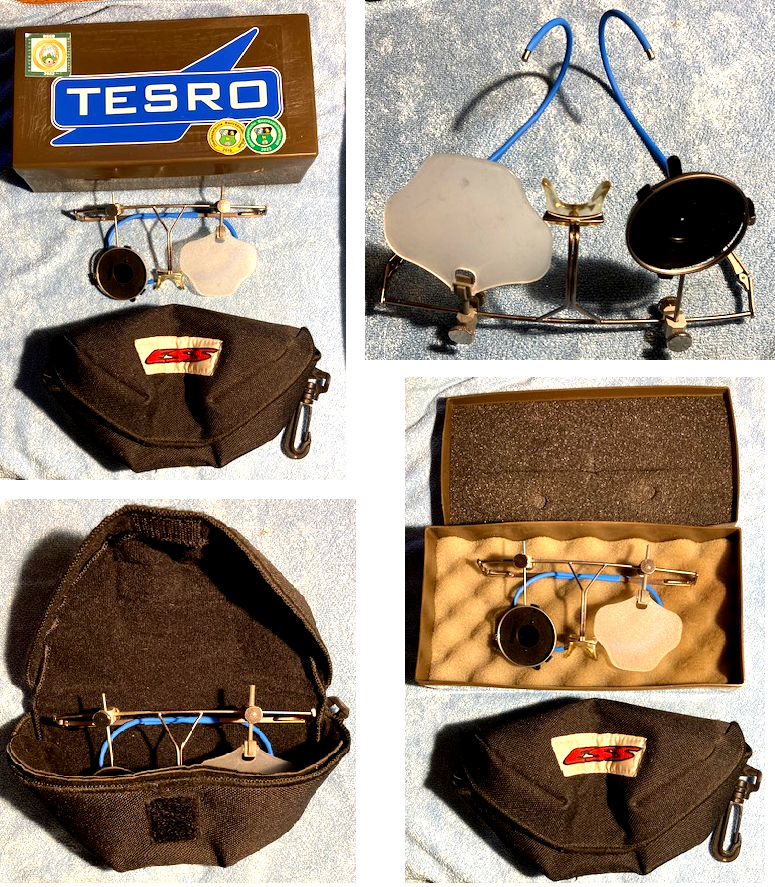 Schießbrille mit Irisblende, Glashalter Ø 37 mm, Abdeckblende und Brillentasche – Bild 1