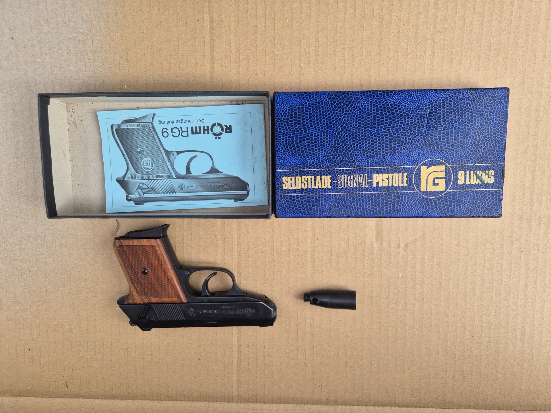 Selbstlade-Signal-Pistole Röhm RG 9 (Kal. 9mm P.A.K.) – Bild 1