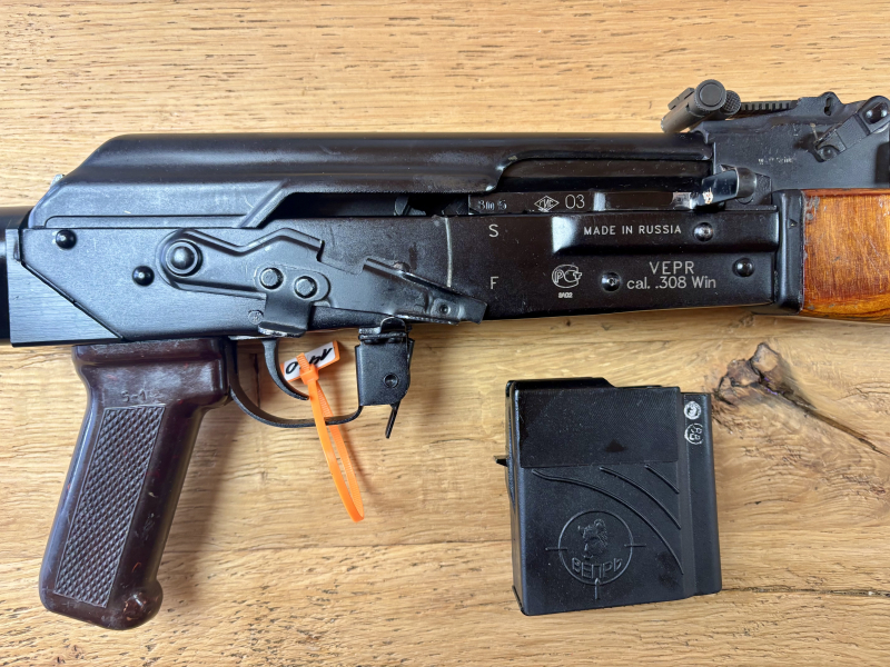 AK 47 - russische Molot Vepr / Kal. .308Win - inkl. Optikschiene und Klappschaft – Bild 3