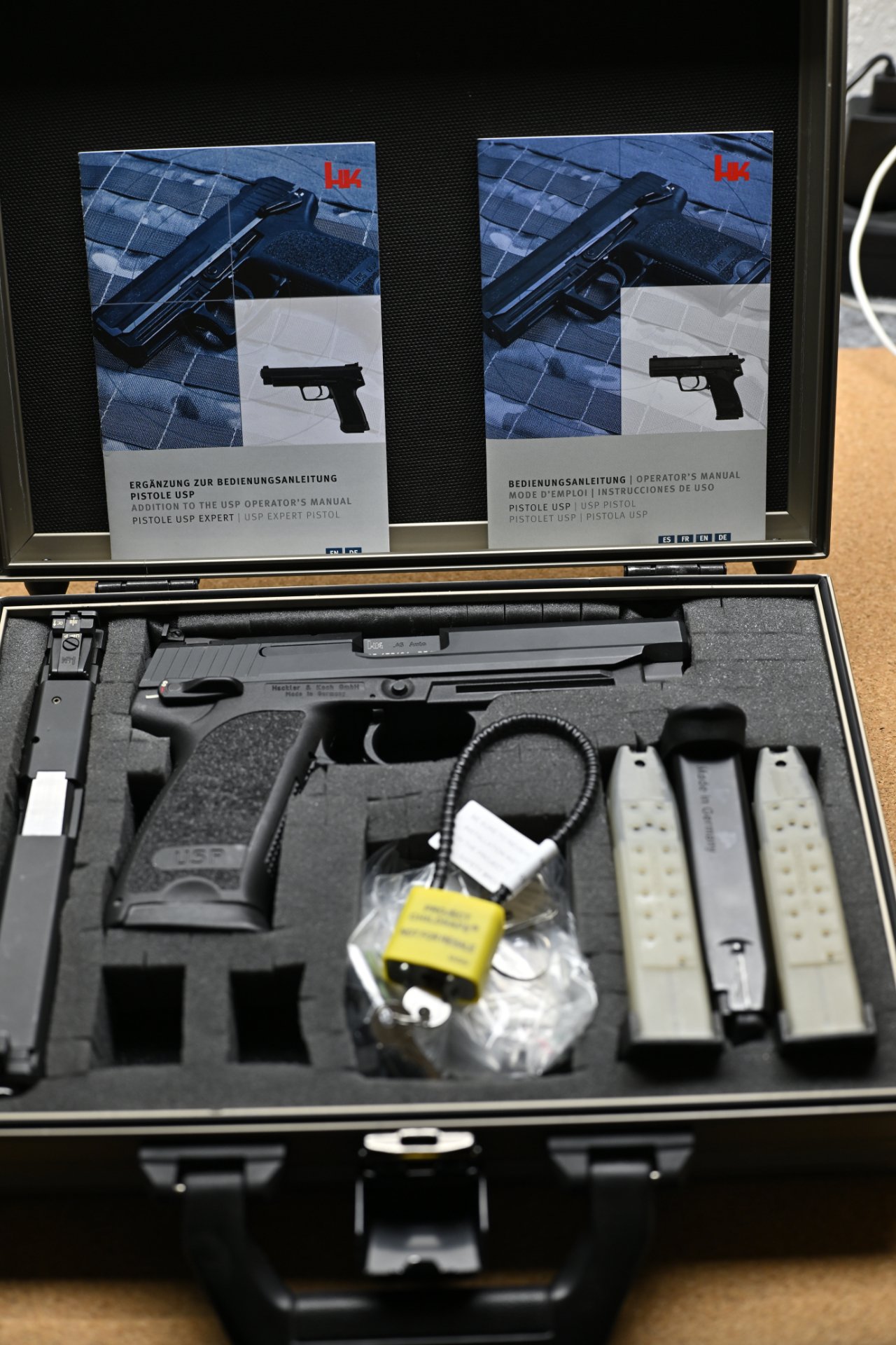 HK USP Expert .45ACP mit HK Wechselsystem 9mm Luger – Bild 4
