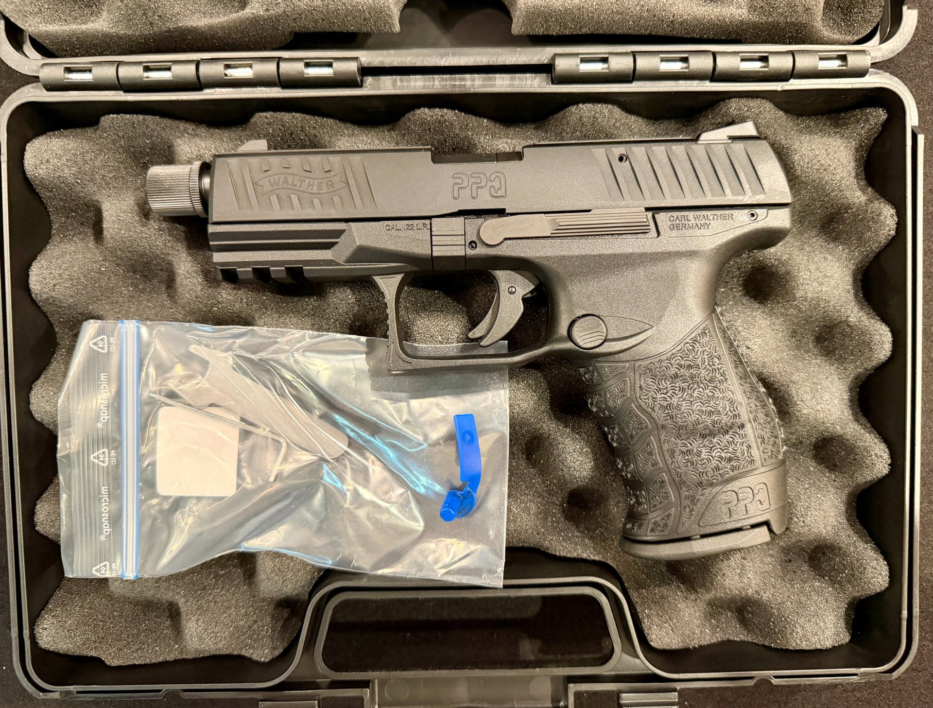 Walther PPQ M2 Tactical .22lr 4,6" – Gewindelauf mit Adapter, 12 Schuss – NEU – Bild 1