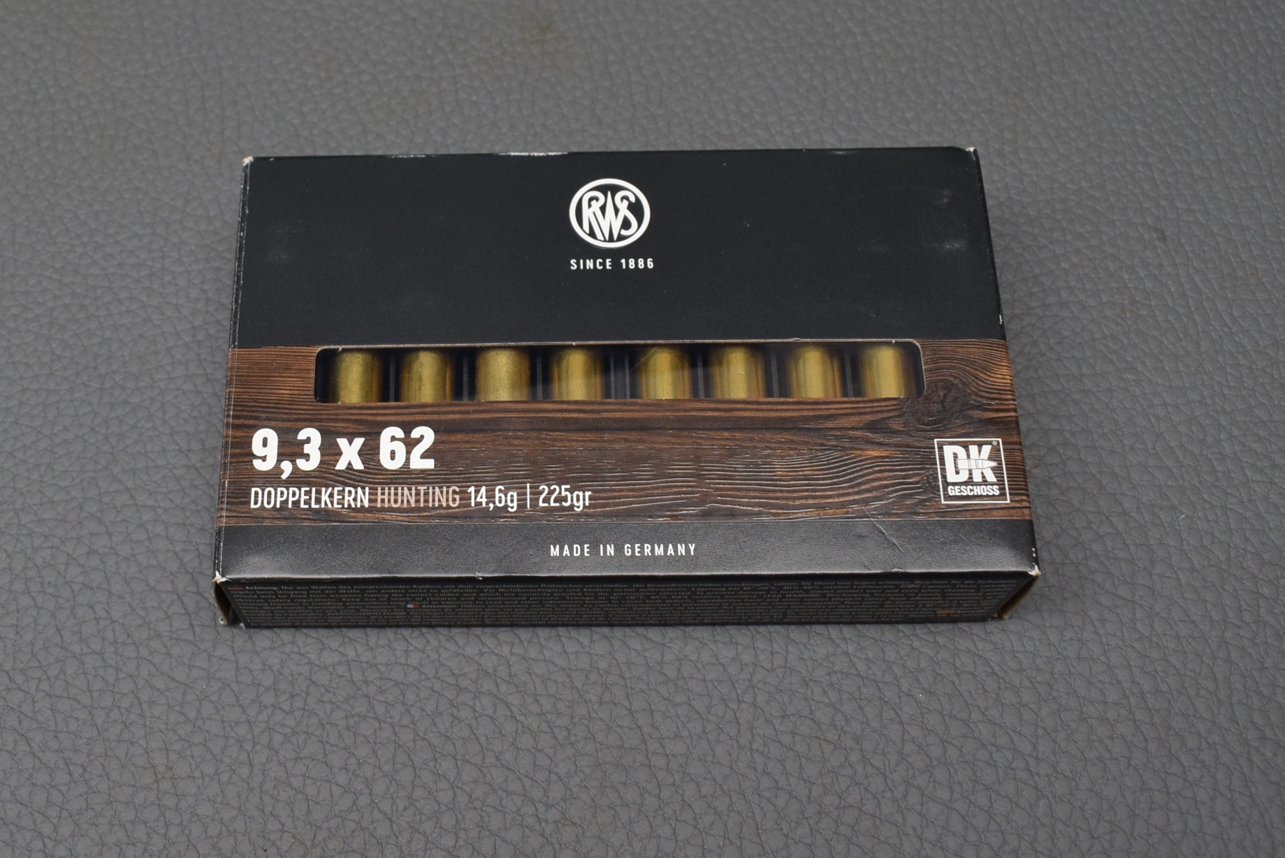 9,3x62 Munition RWS DK Doppelkern 14,6g 225gr 20 Schuss Versandkostenfrei – Bild 1