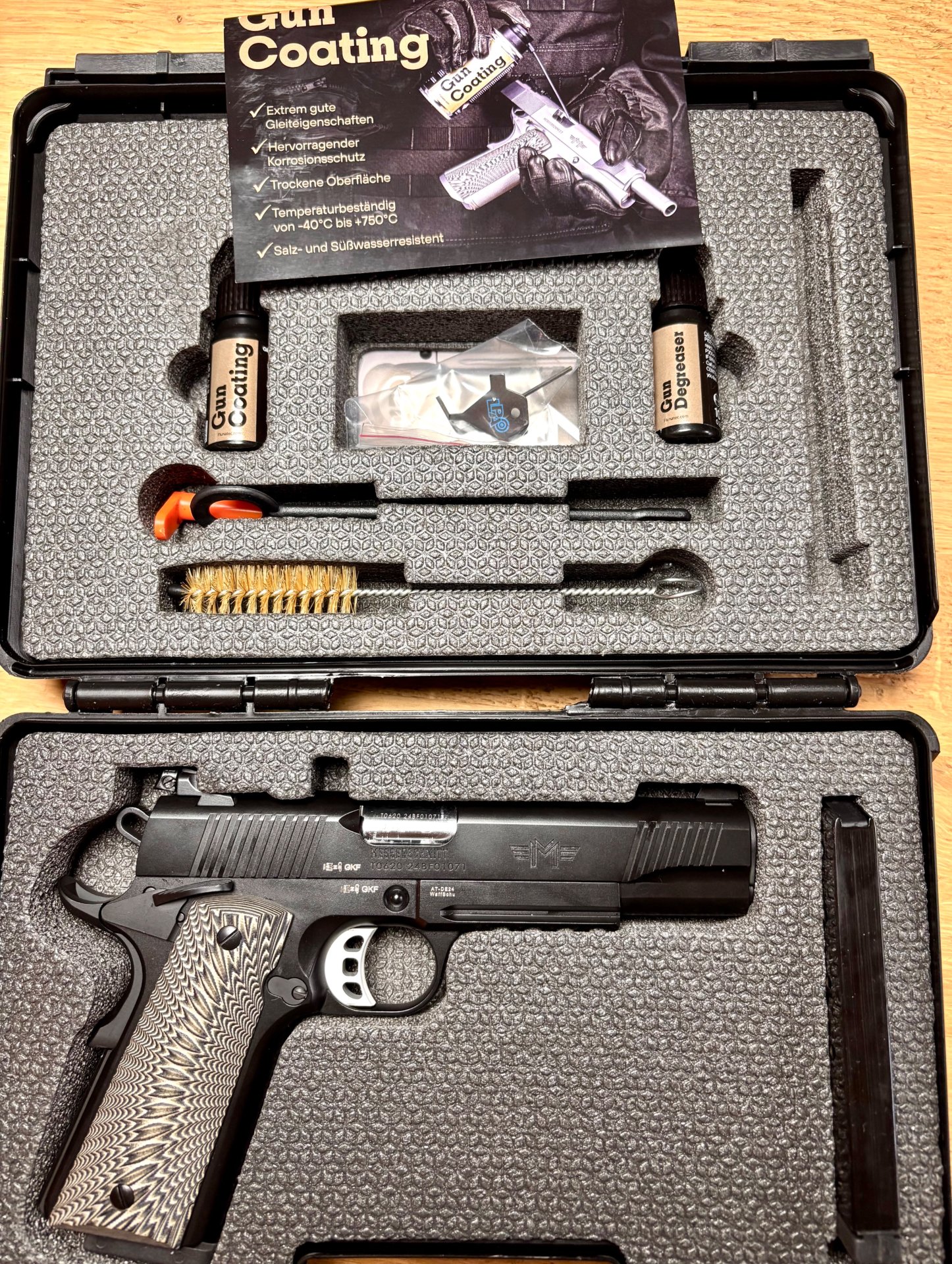 halbautomatische Pistole Messerschmitt 1911 Kal. 9mm 5"LL - NEUWARE – Bild 5