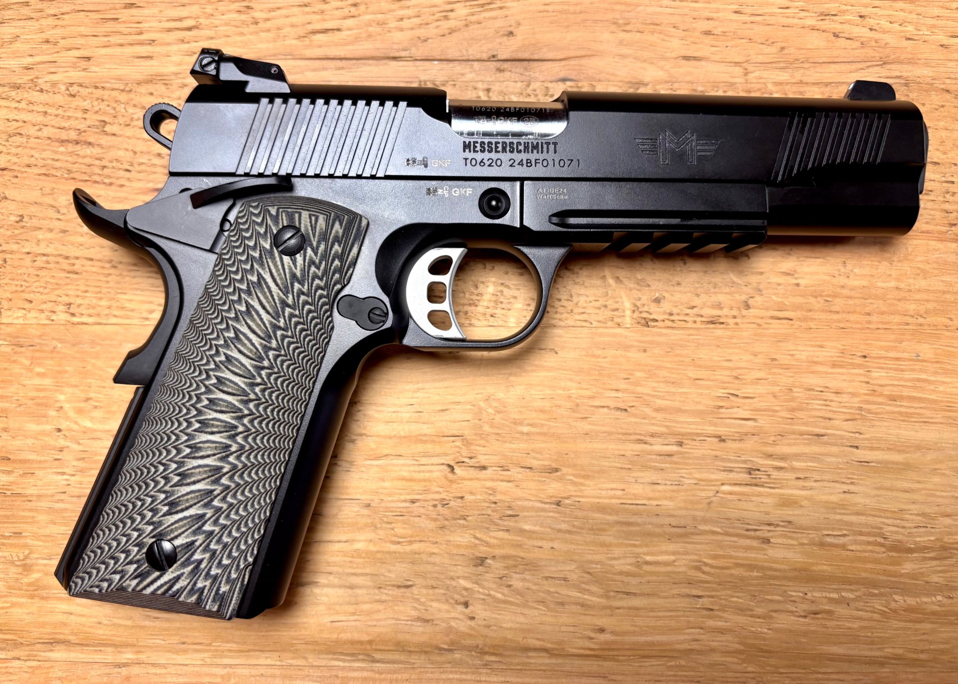 halbautomatische Pistole Messerschmitt 1911 Kal. 9mm 5"LL - NEUWARE – Bild 2