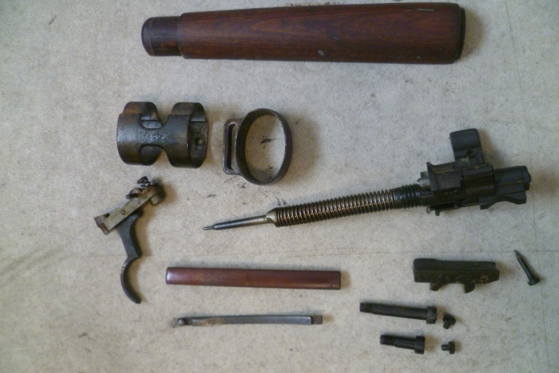 Konvolut Schaft und freie Ersatzteile Karabiner 98k – Bild 3