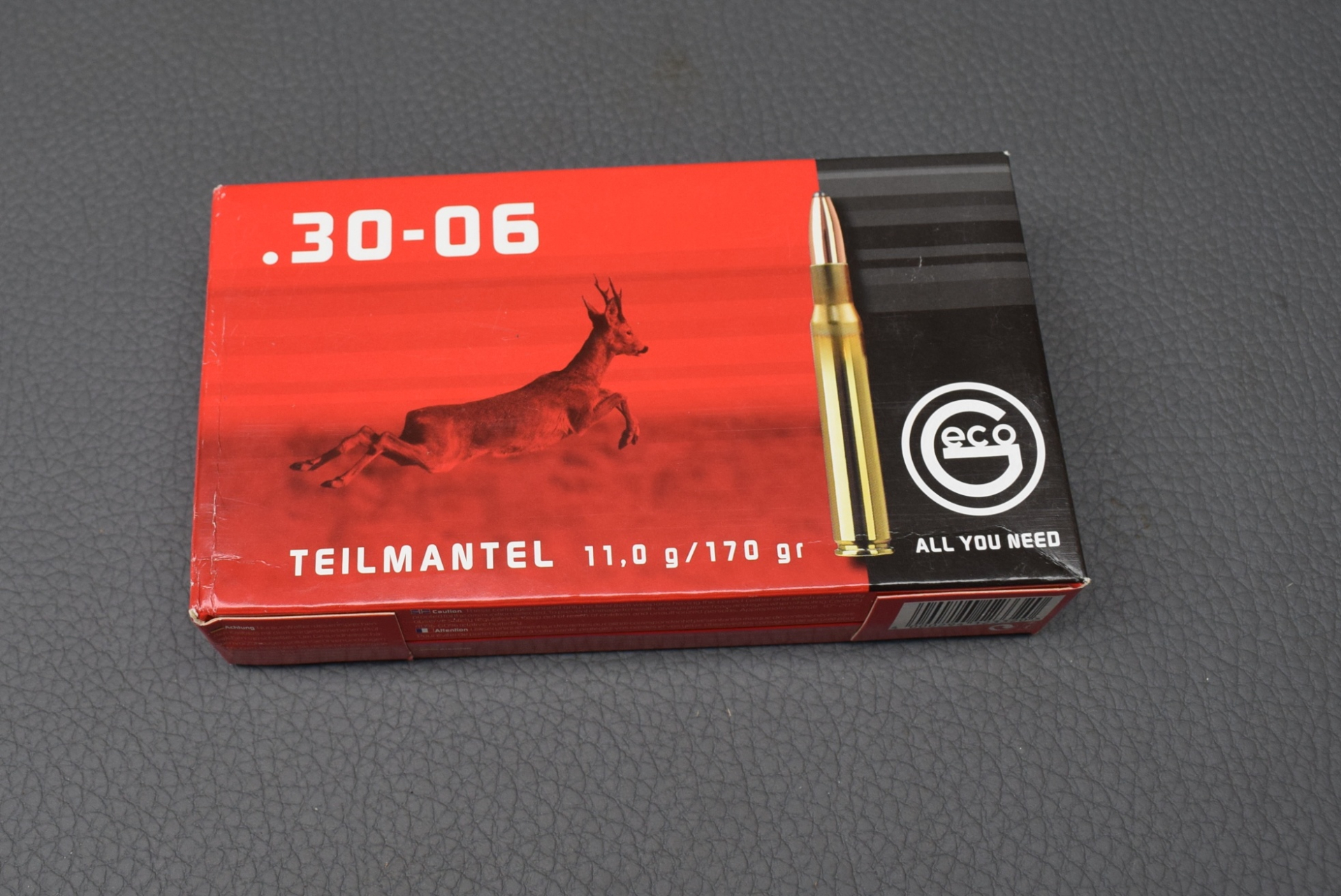 Geco .30-06 Spr. Softpoint Teilmantel 11,0g/170grs 20 Schuss Versandkostenfrei – Bild 1