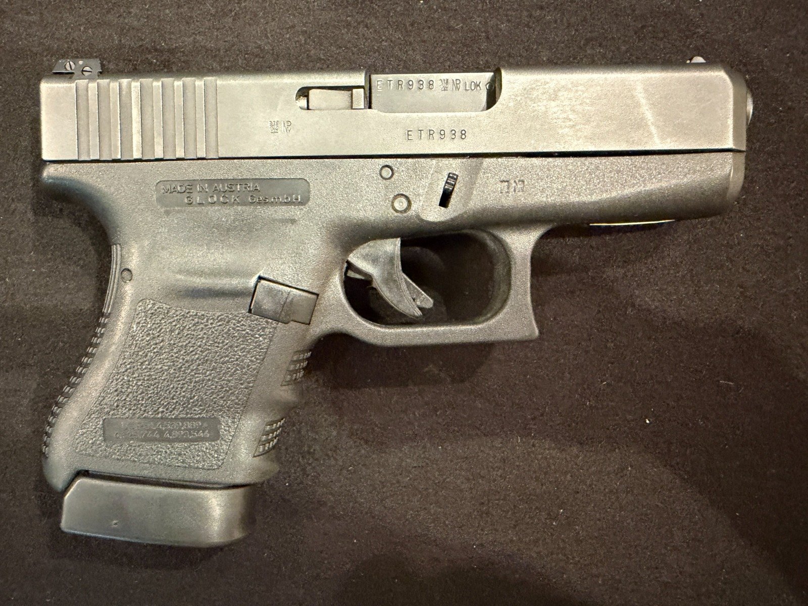 Glock 36 .45 Auto – Slimline Subkompakt, 6 Schuss – Gebraucht – Bild 3