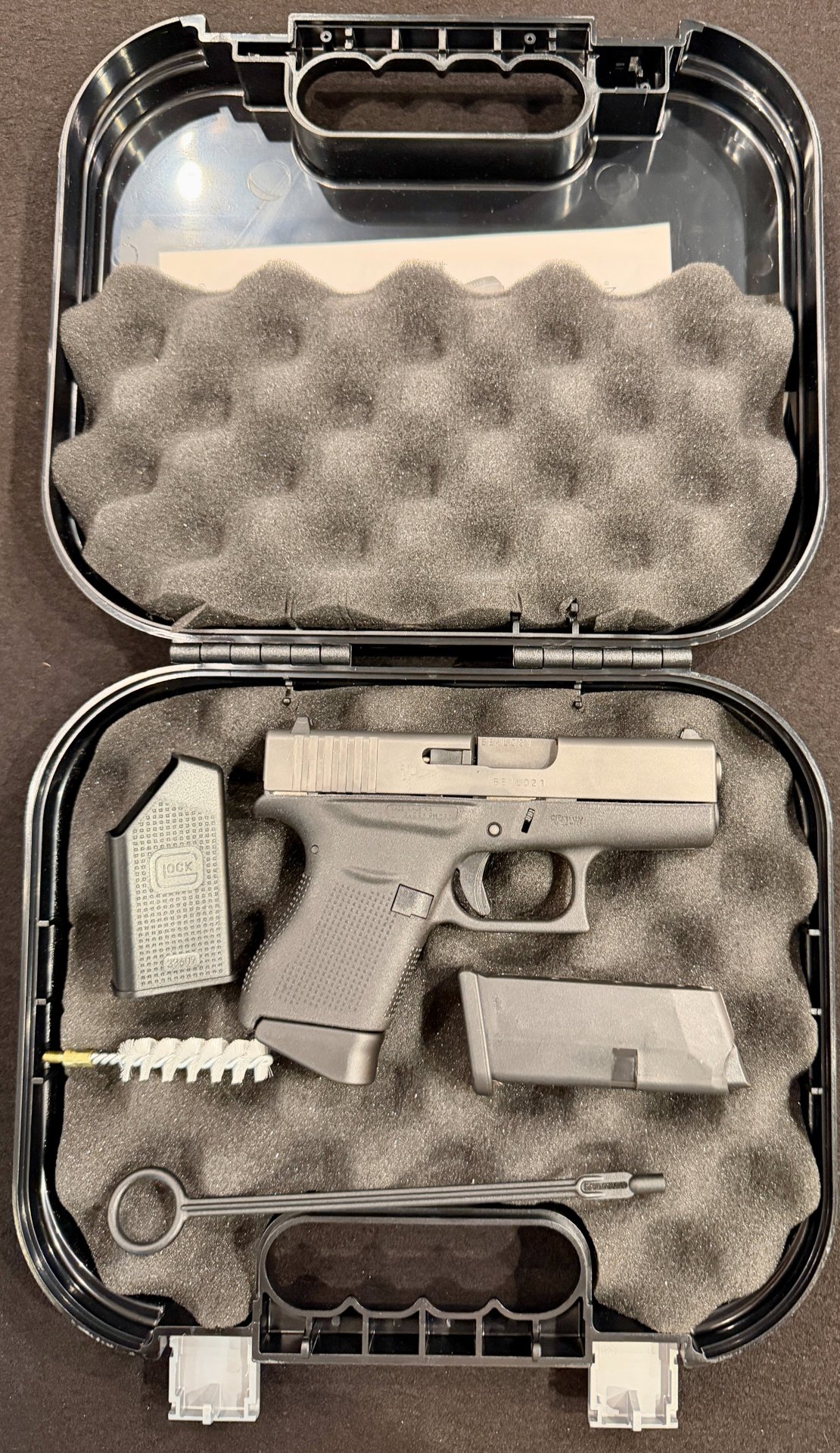 Glock 43 Kaliber 9x19 – Slimline Single Stack, 6 Schuss – NEU – Bild 1
