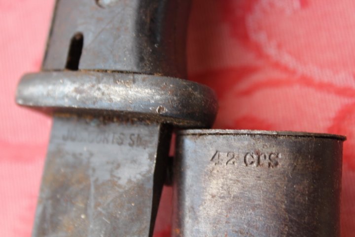 Wehrmacht 98K Bajonett. Noch im Fundzustand. – Bild 2