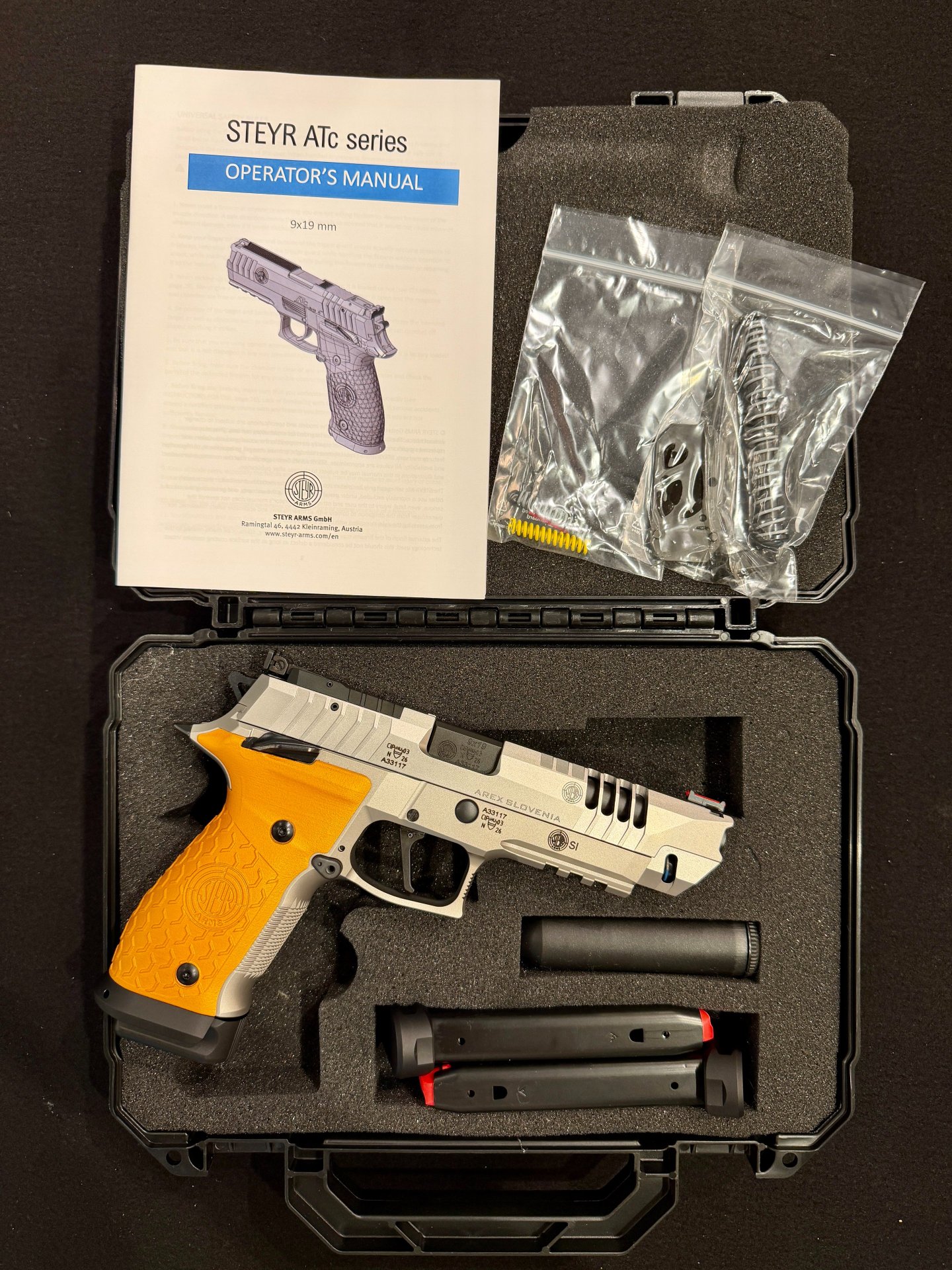Steyr Arms ATC 5" ROCK, Optics Ready, 9 mm Luger – Vollstahl-Matchpistole, 1.750 g Abzug – NEU – Bild 1
