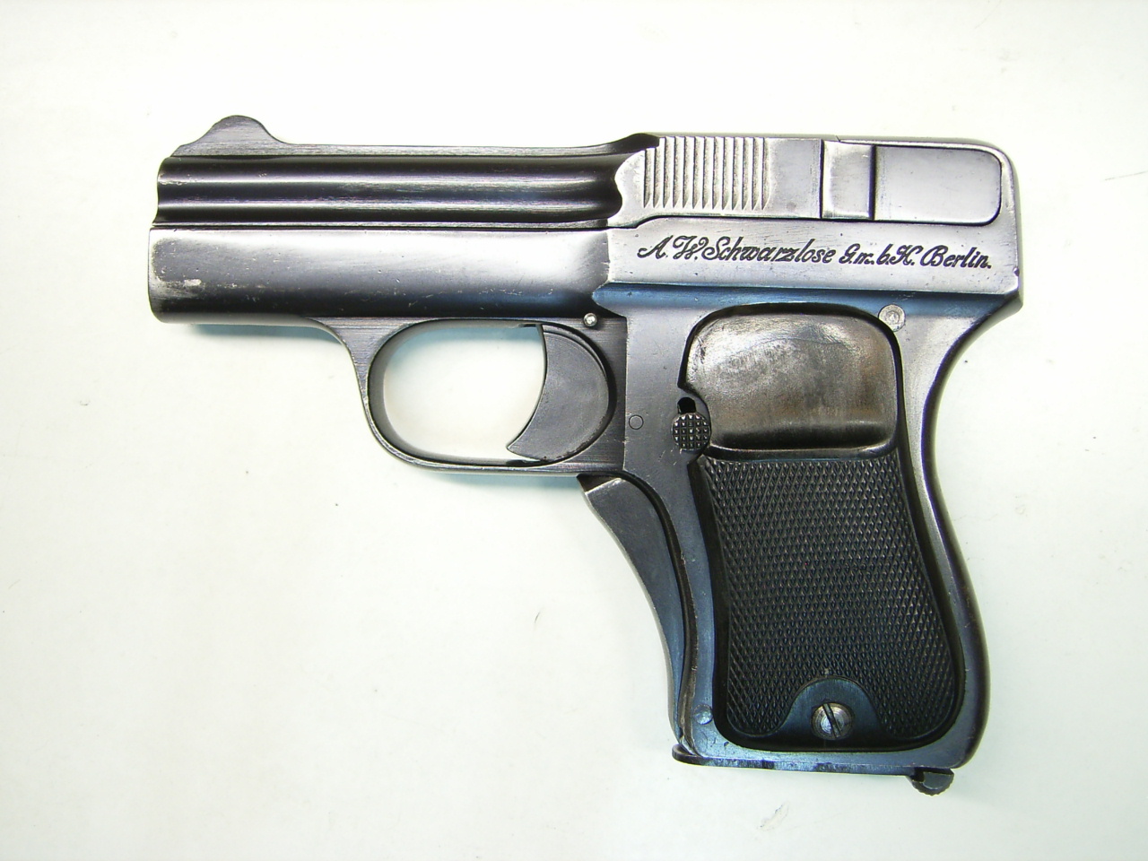 Pistole Schwarzlose Mod. 1908 Kal. 7,65 mm Br. – Bild 1