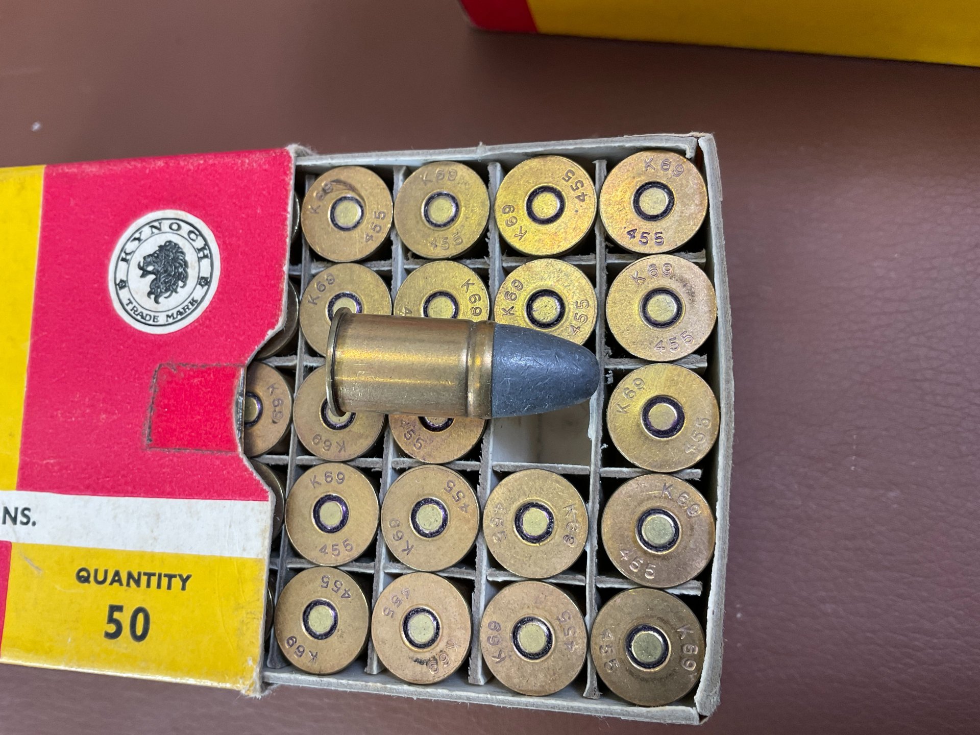KYNOCH Munition .455 Revolver 200 Stück – Bild 2