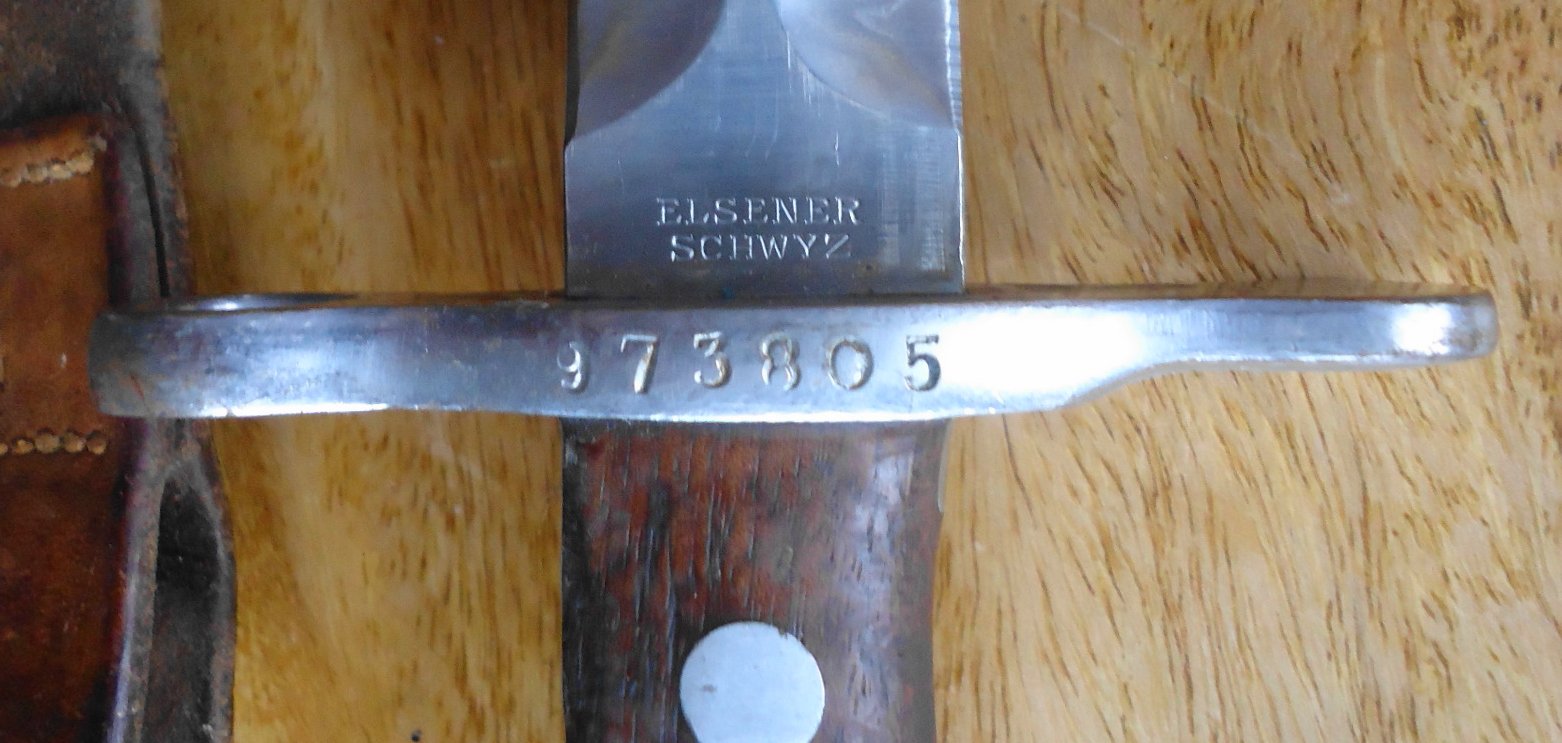 Schweizer Seitengewehr M 1918, Bajonett – Bild 2