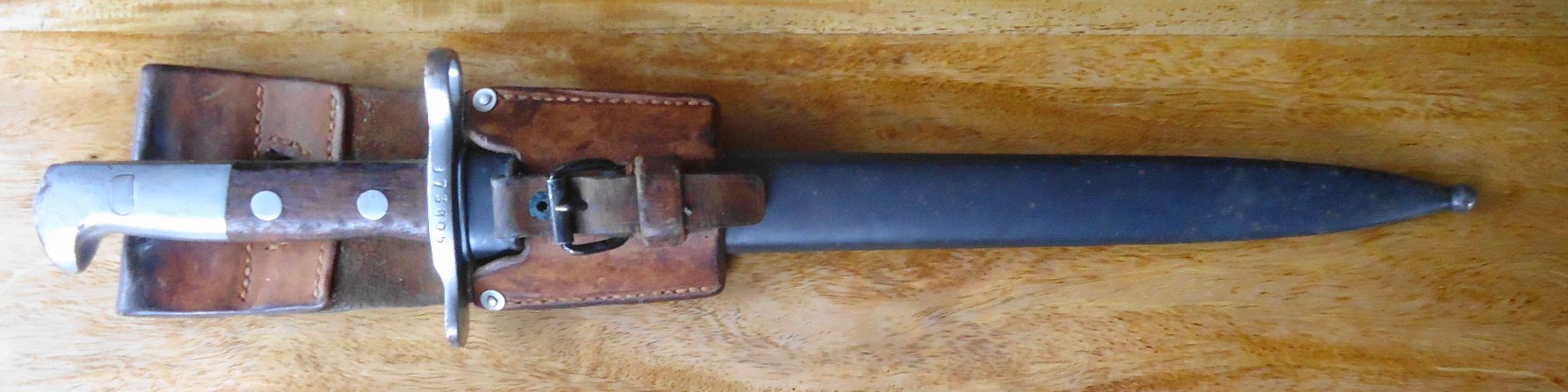 Schweizer Seitengewehr M 1918, Bajonett – Bild 1