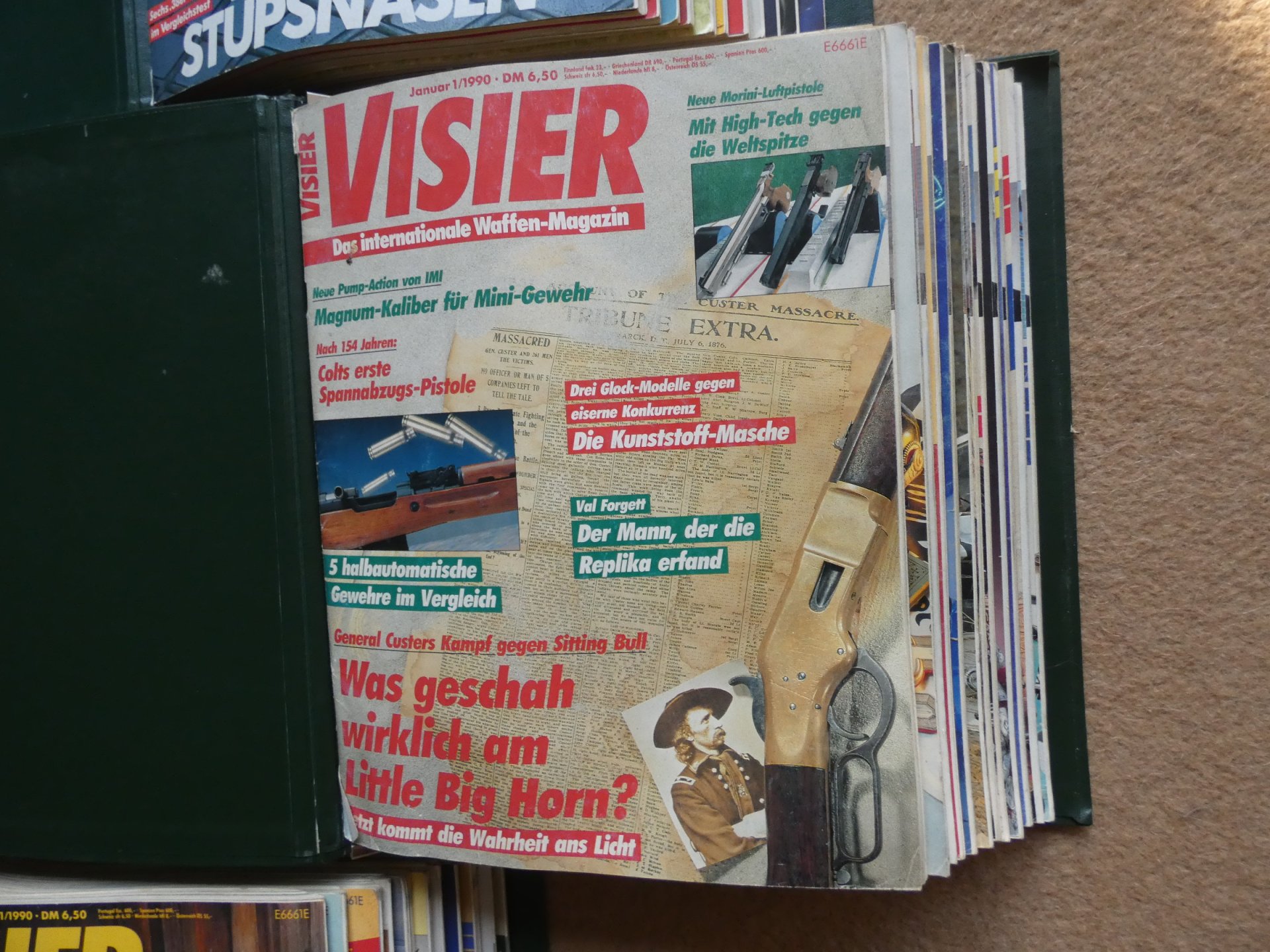 Visier Hefte im Sammelordner 88/89/90 guter Zustand – Bild 2