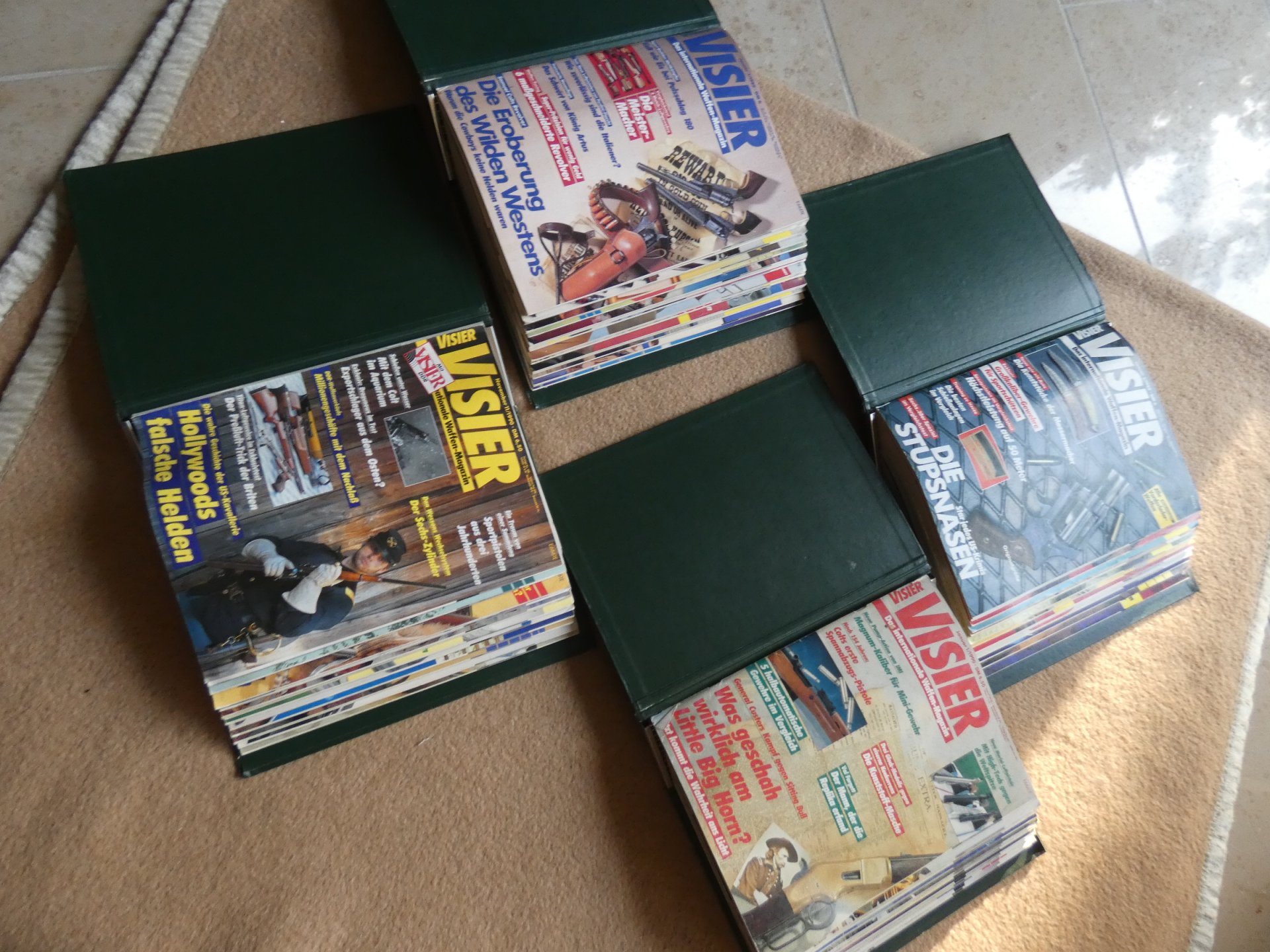 Visier Hefte im Sammelordner 88/89/90 guter Zustand – Bild 5