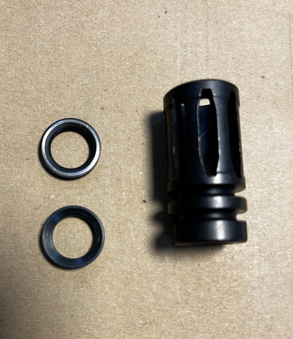CMMG AR15 Mündungsfeuerdämpfer mit A2 Nato Schnittstelle Gewinde: 1/2x28 – Bild 2