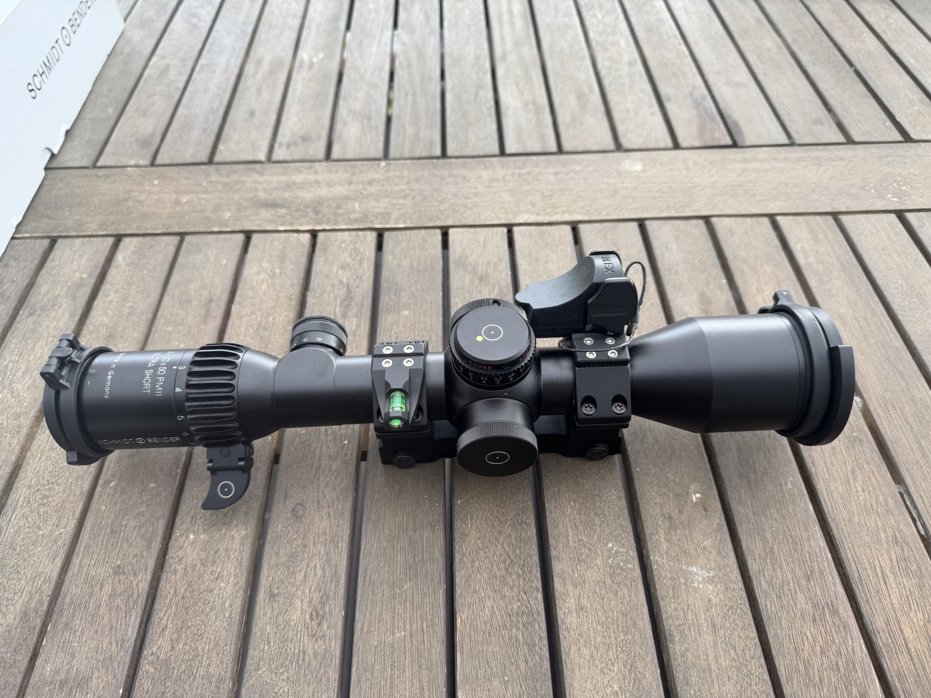 Schmidt & Bender PM II 3-20x50 Ultra Short mit ERA-Tac und Docter-Sight OVP Sniper DMR – Bild 1