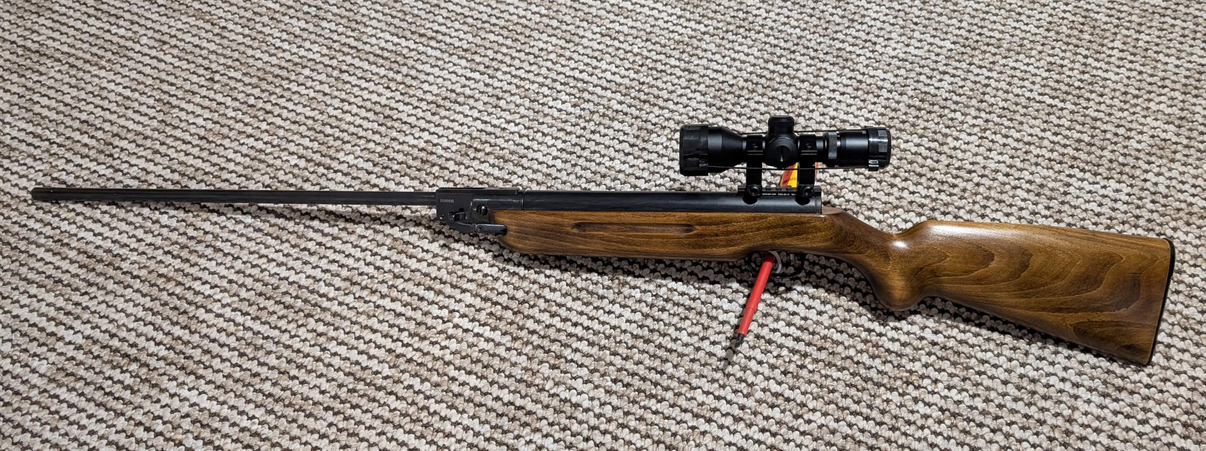 Burgo Weitschussluftgewehr Meisterschütze C - 70Jahre alt - ohne F - stark! – Bild 2