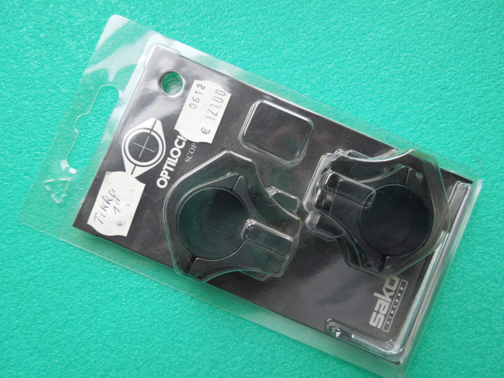 Orig. SAKO/TIKKA Optilock 1inch/25,4mm RINGE BH 12mm Premium Quality! Made in Finland NP € 159 – Bild 1