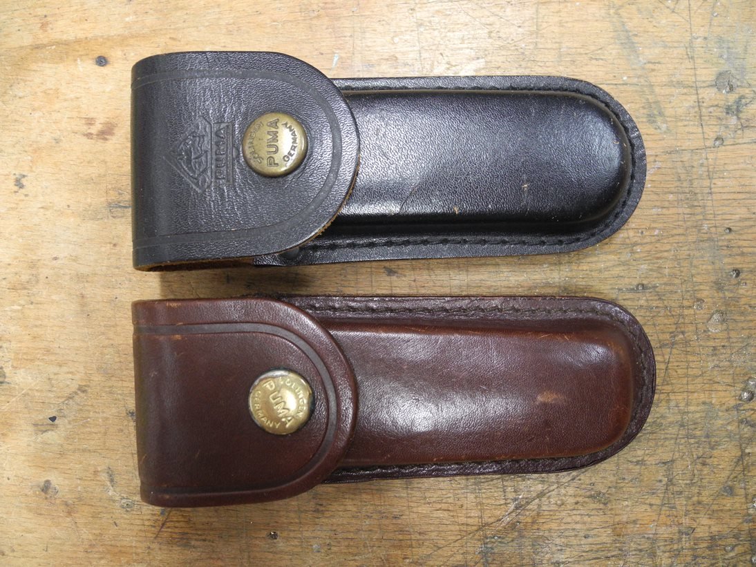 2 x Puma Messer Scheide, Gürteltaschen f. Taschenmesser – Bild 1