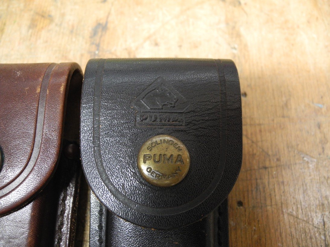 2 x Puma Messer Scheide, Gürteltaschen f. Taschenmesser – Bild 3