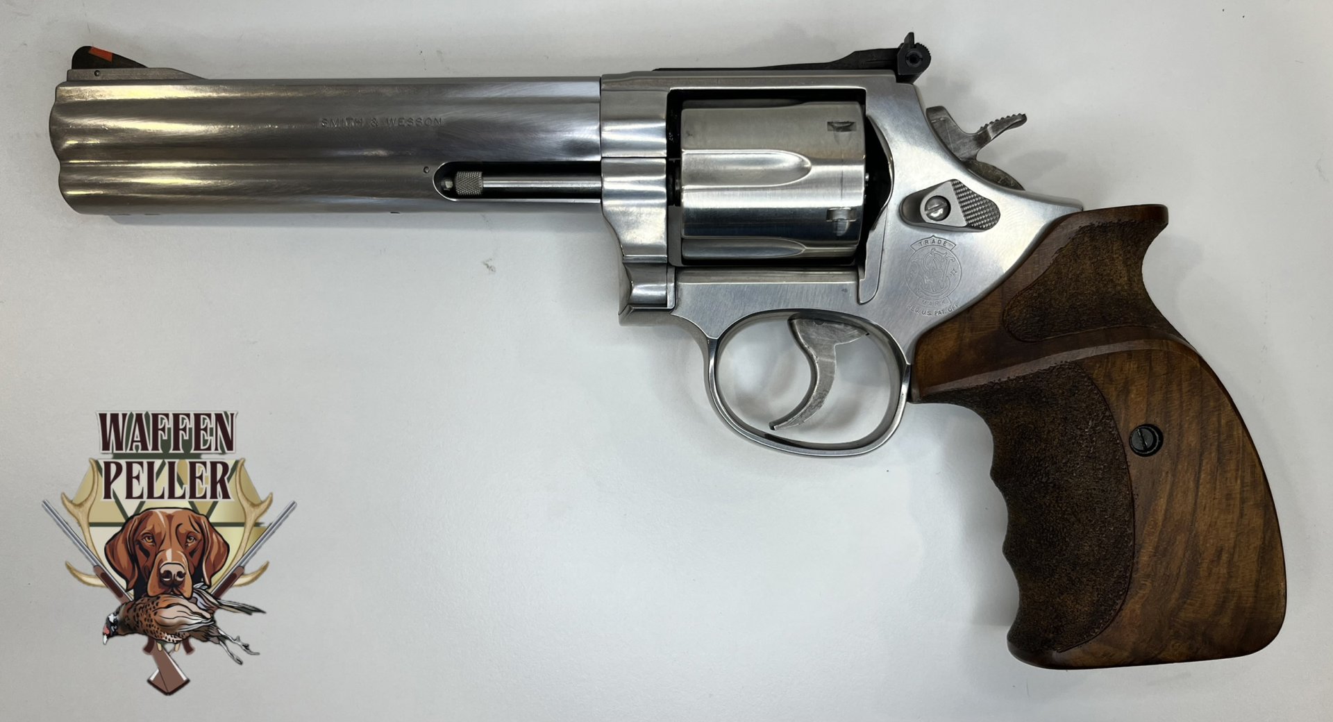 Smith & Wesson 686-5 .357 Mag. – 6 Zoll | Inkl. Match-Holzgriff, Gummigriff & Orig.-Koffer – Bild 2