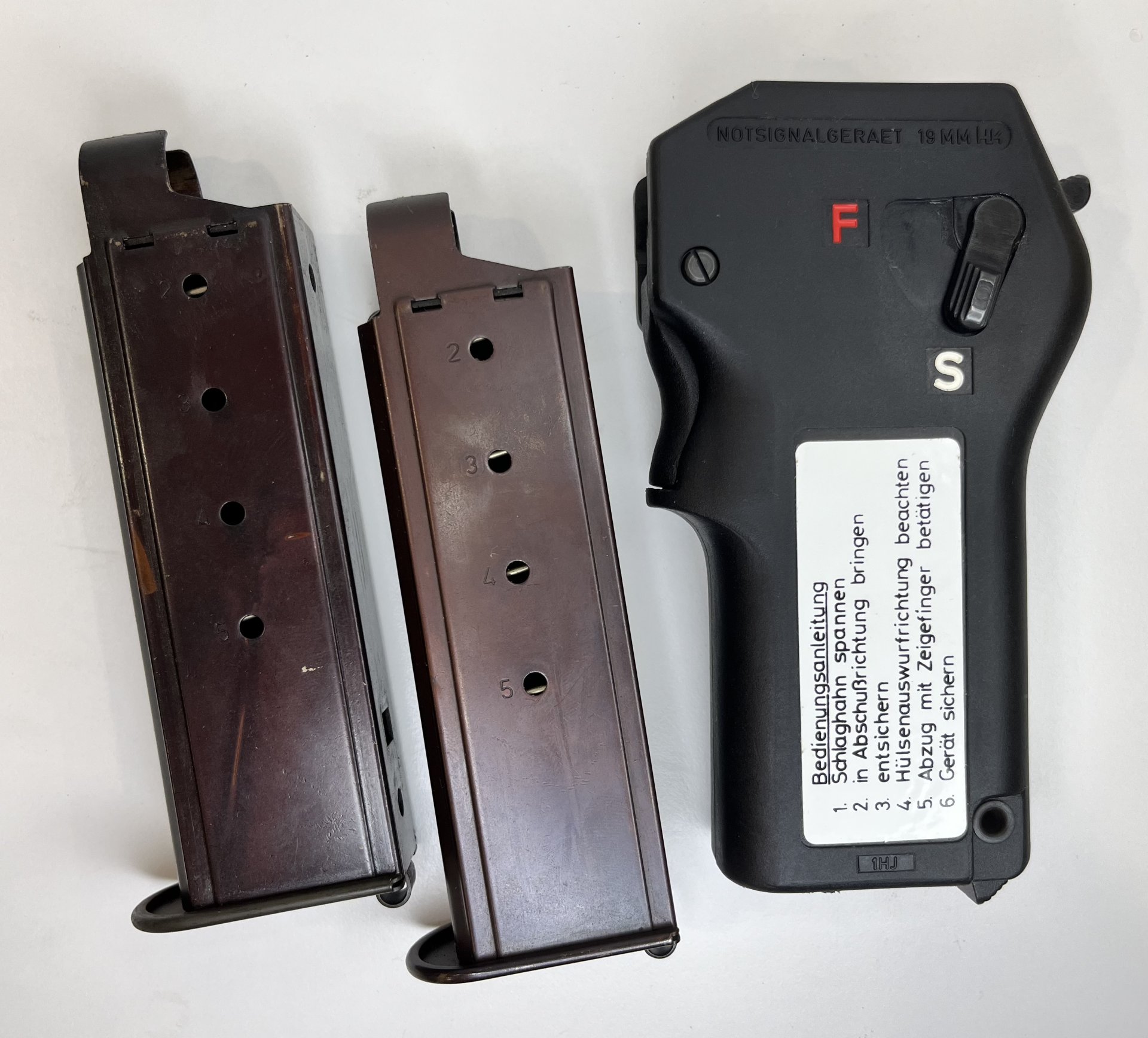 HK Heckler & Koch EFL Notsignalgerät 19mm – Komplettset mit Karton, Anleitung & 2 Magazinen | EWB – Bild 2
