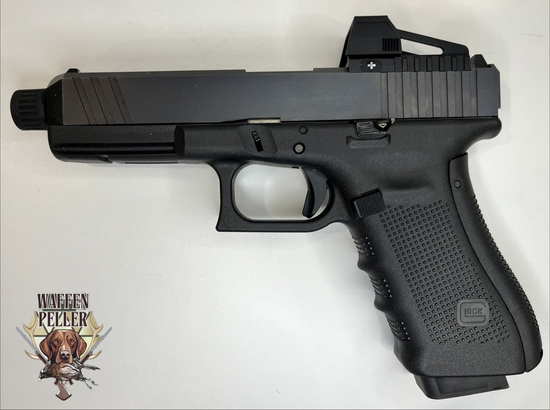 Glock Gen 4 mit IGB Austria .22lr Wechselsystem (Gewinde) & Noblex NV 1x23 OS Red Dot | Koffer & Zub – Bild 2