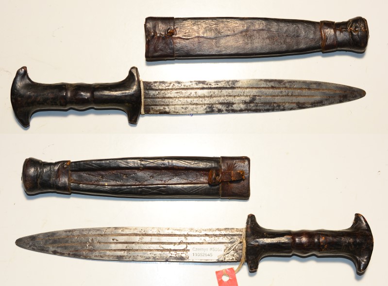 Dolch Afrika, Lederscheide – Bild 1