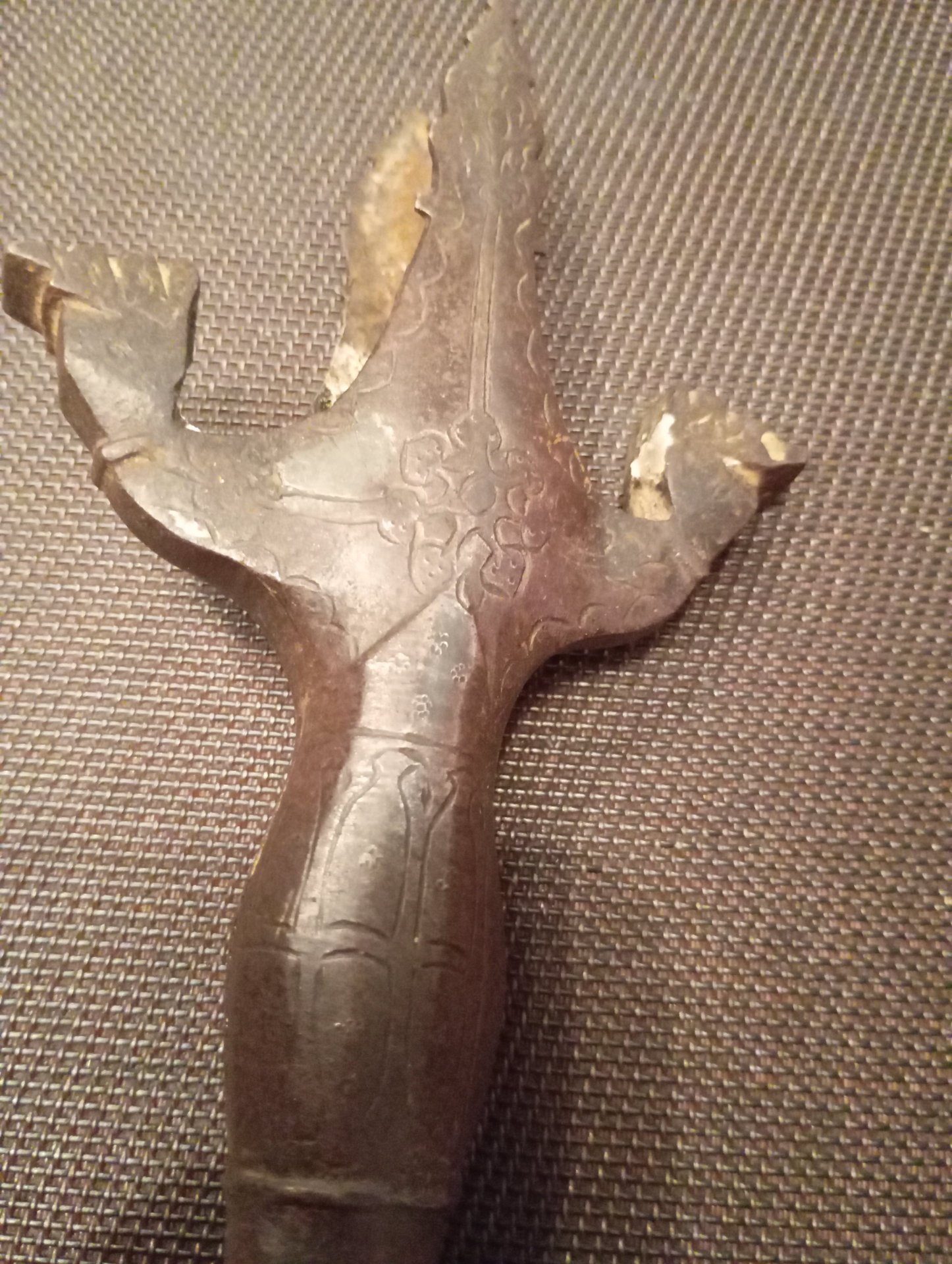 Alter Griff Dolch Messer Säbel – Bild 5