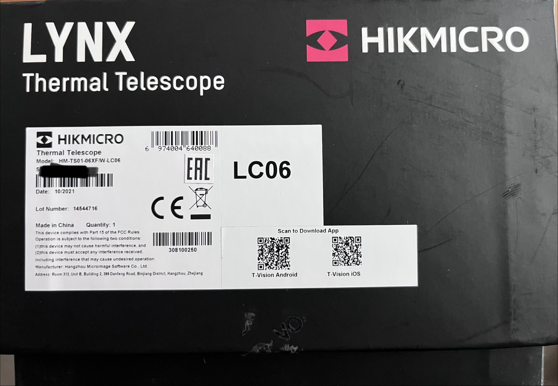 HIKMICRO Lynx LC06 Wärmebild-Monokular – sehr guter Zustand – OVP – Bild 2