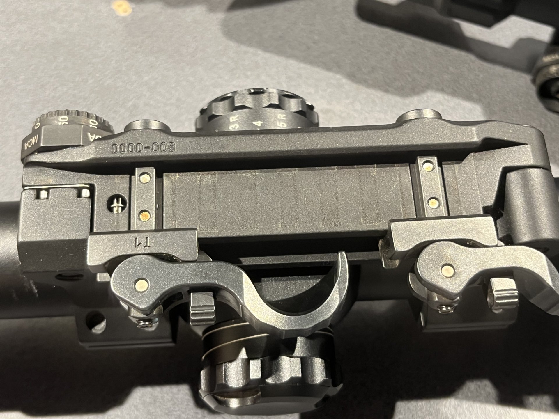 ERA TAC 0-70 MOA 0-20 MRAD Montage, 34mm, verstellbare Vorneigung, Schnellspannmontage – Bild 3