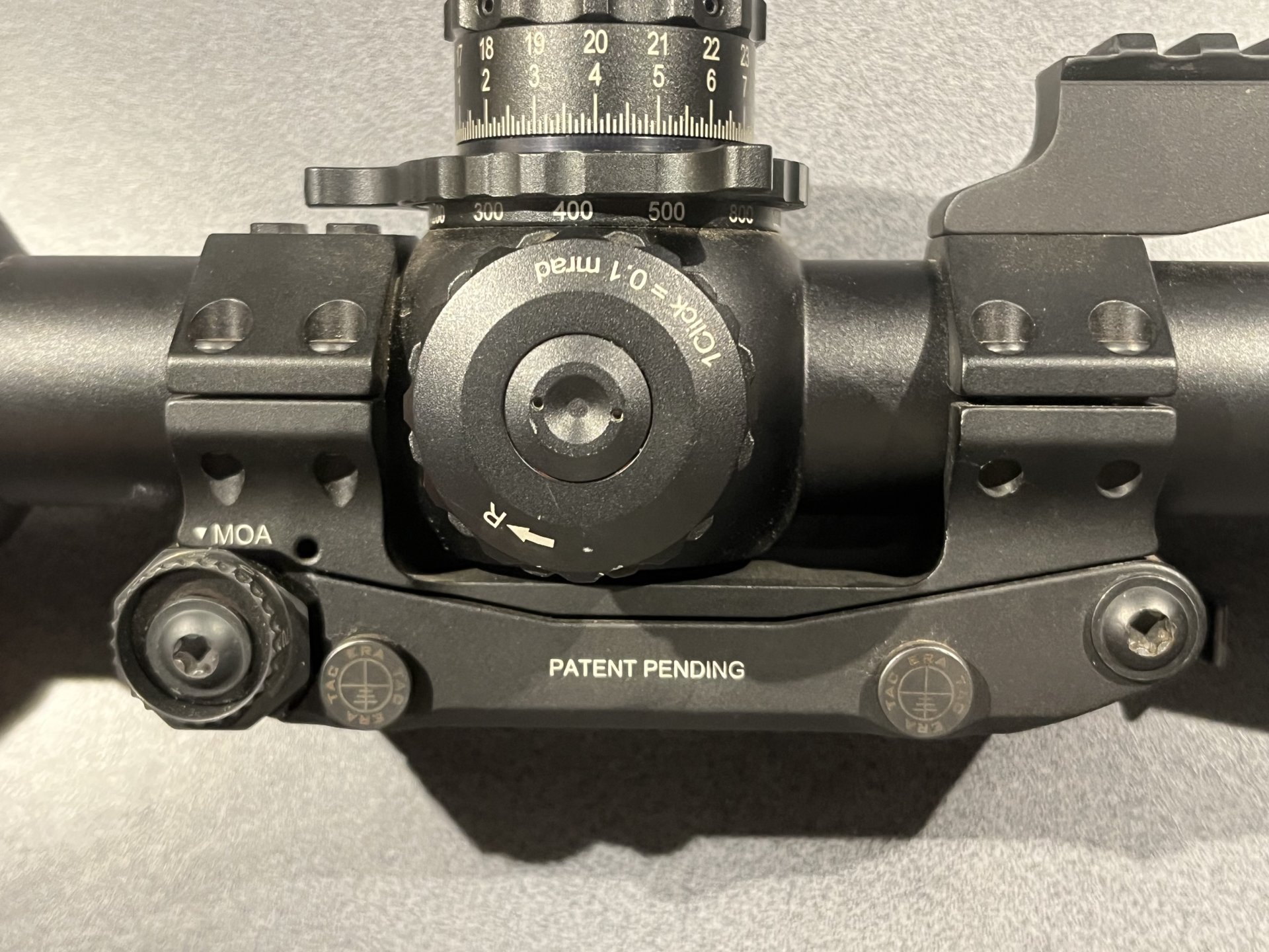 ERA TAC 0-70 MOA 0-20 MRAD Montage, 34mm, verstellbare Vorneigung, Schnellspannmontage – Bild 2