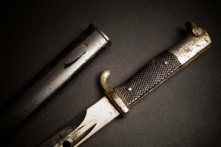 Luftwaffe Bajonett Extra Seitengewehr, doppelte Ätzung, WK2 – Bild 2